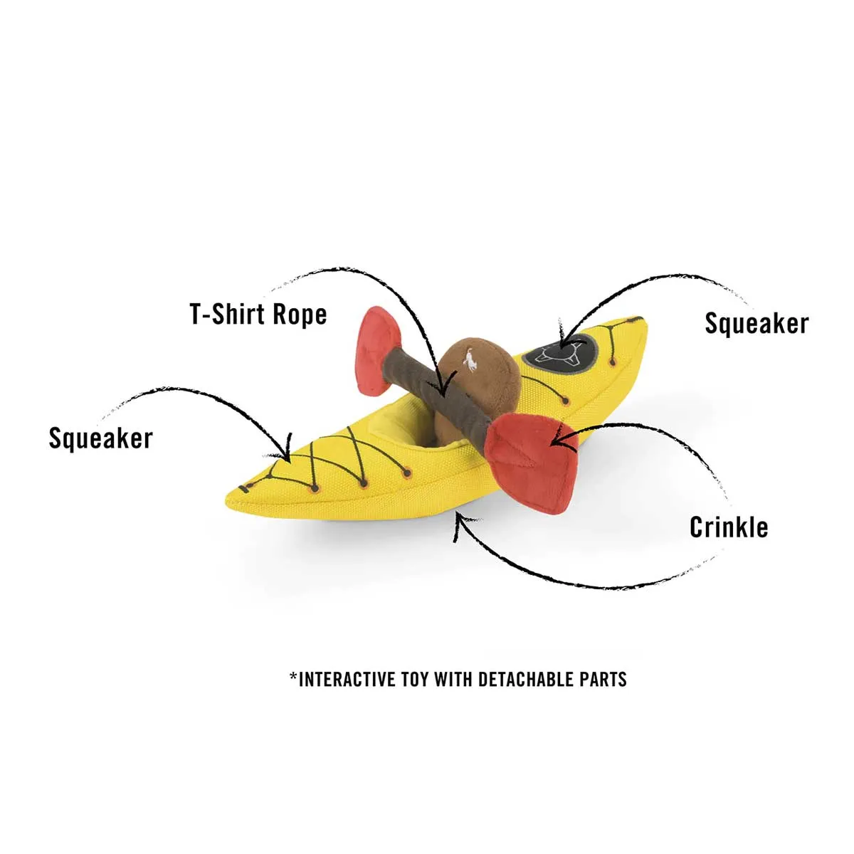 K9 Kayak Plush Dog Toy