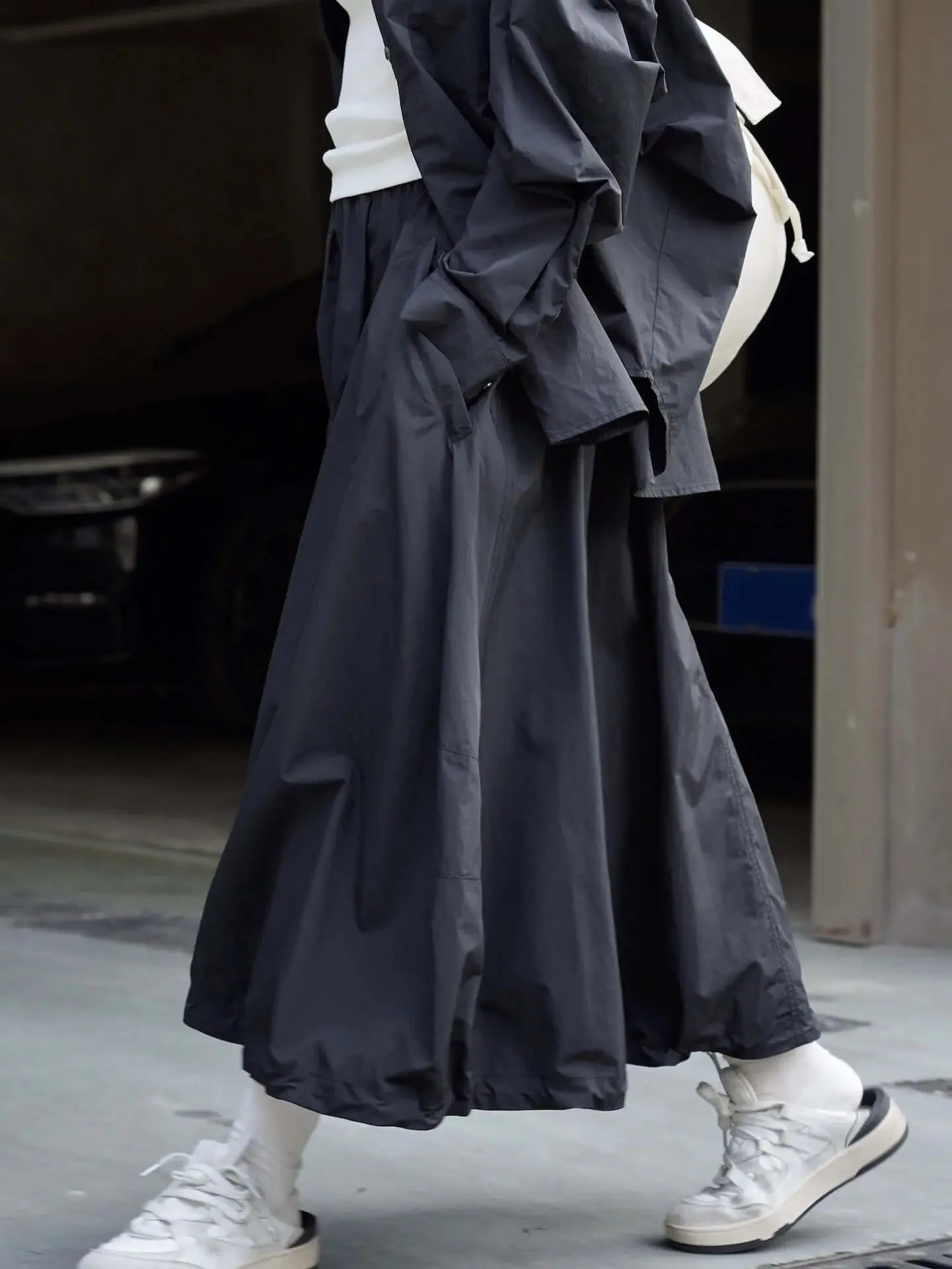 Khaki Maxi Skirt for Women: Summer High Waist Classic