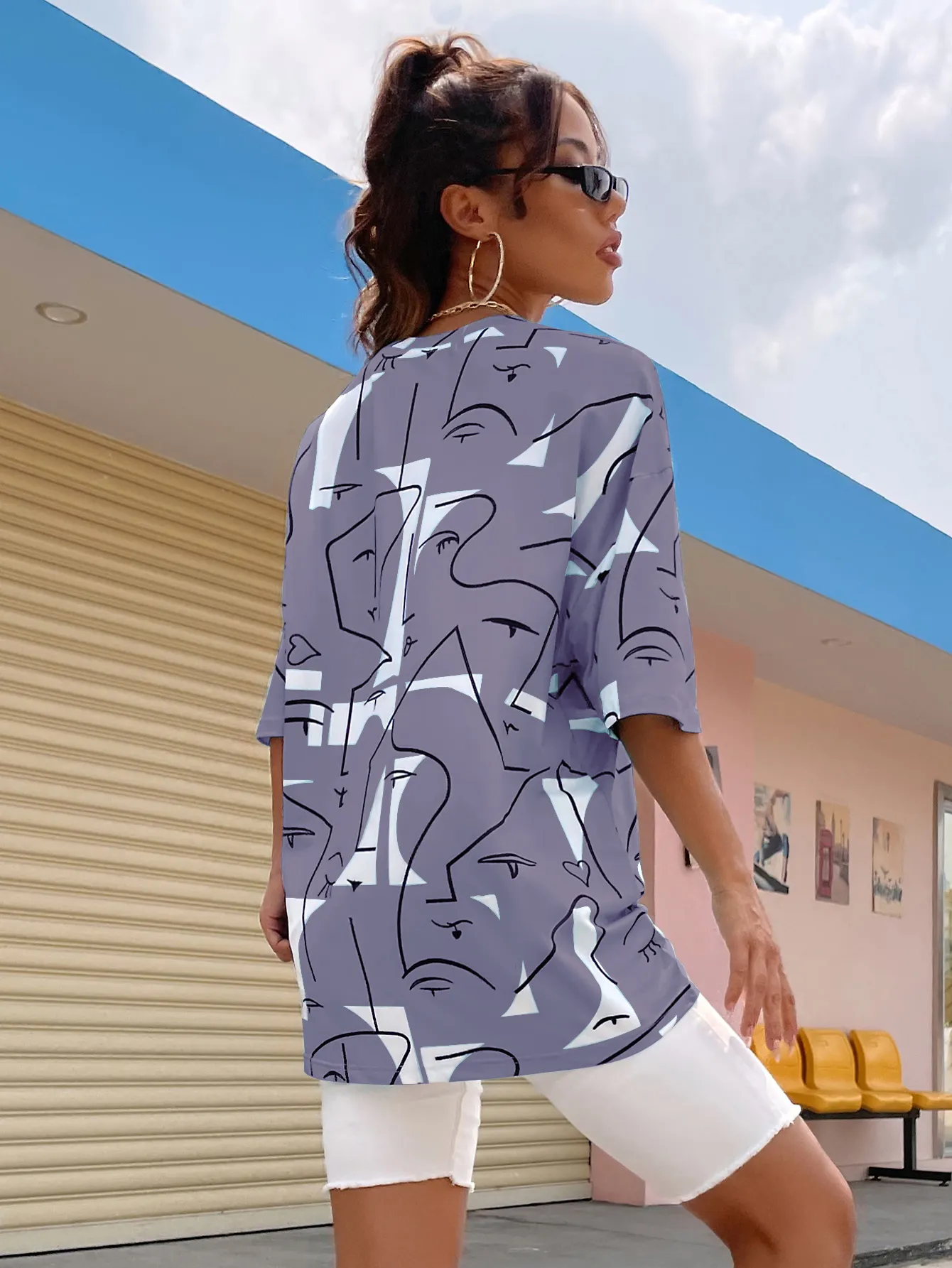 KittenAlarm - Abstract Print Tee