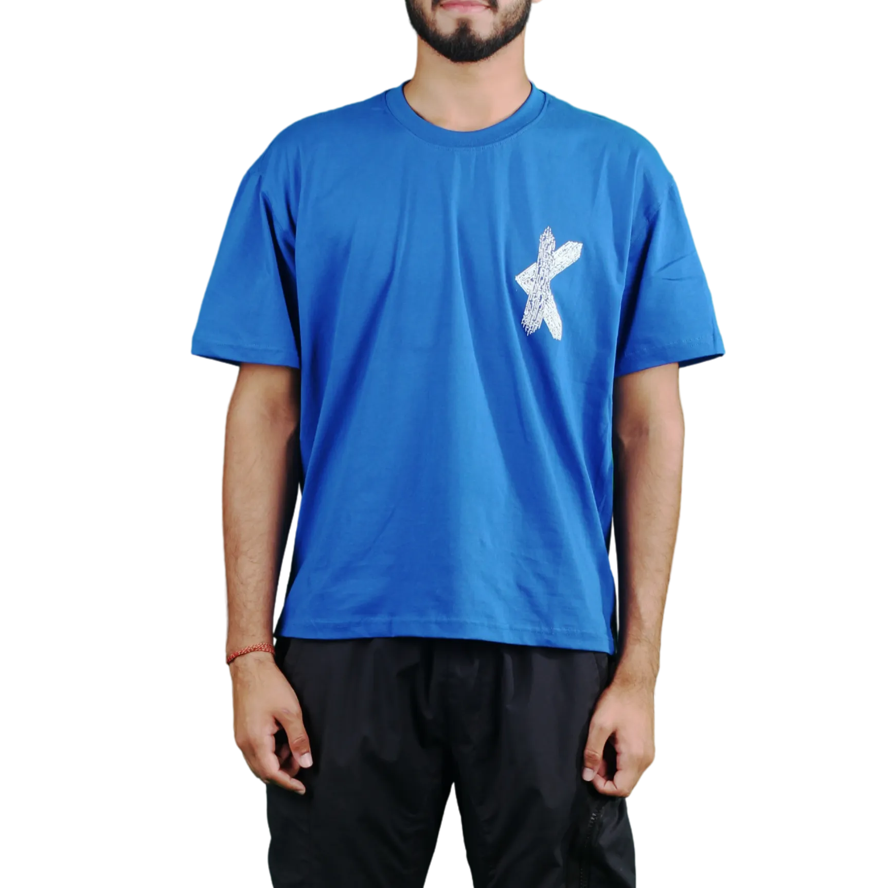KNN Calcutta 'Cyberpunk; Blue' Oversize T-Shirt