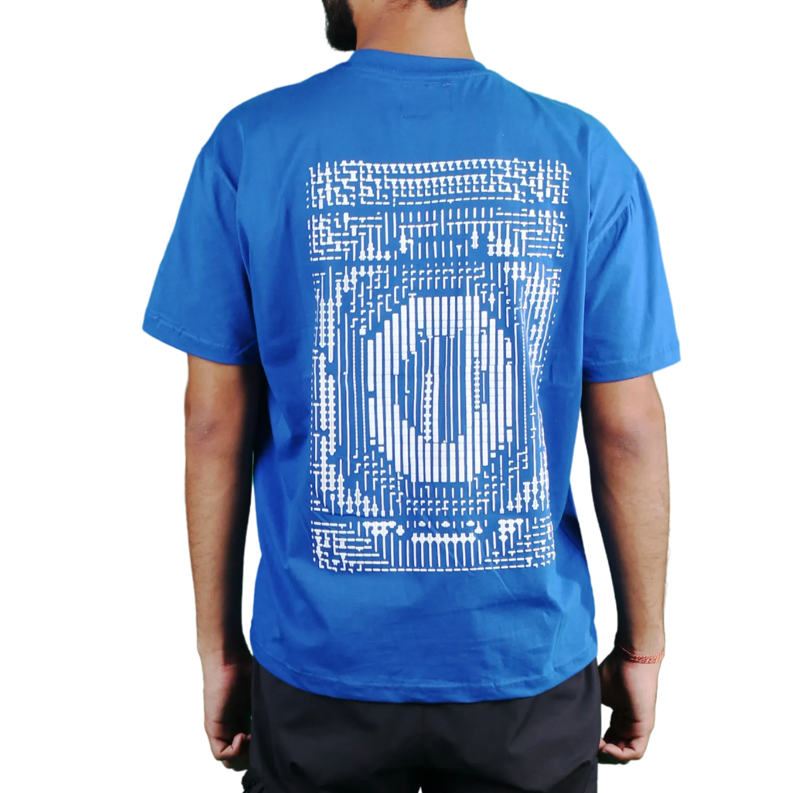KNN Calcutta 'Cyberpunk; Blue' Oversize T-Shirt