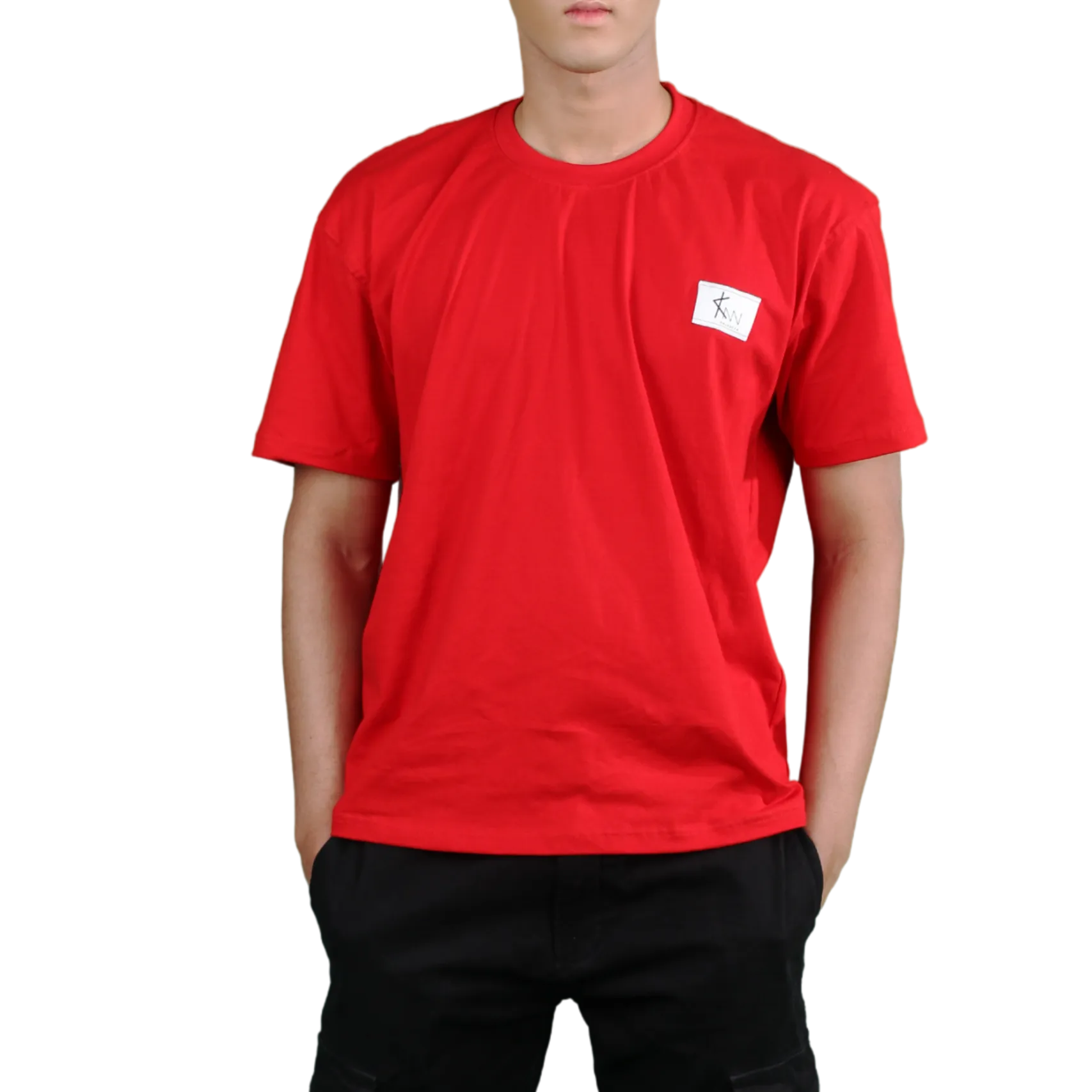 KNN Calcutta 'Euphoria' Red Oversize T-Shirt