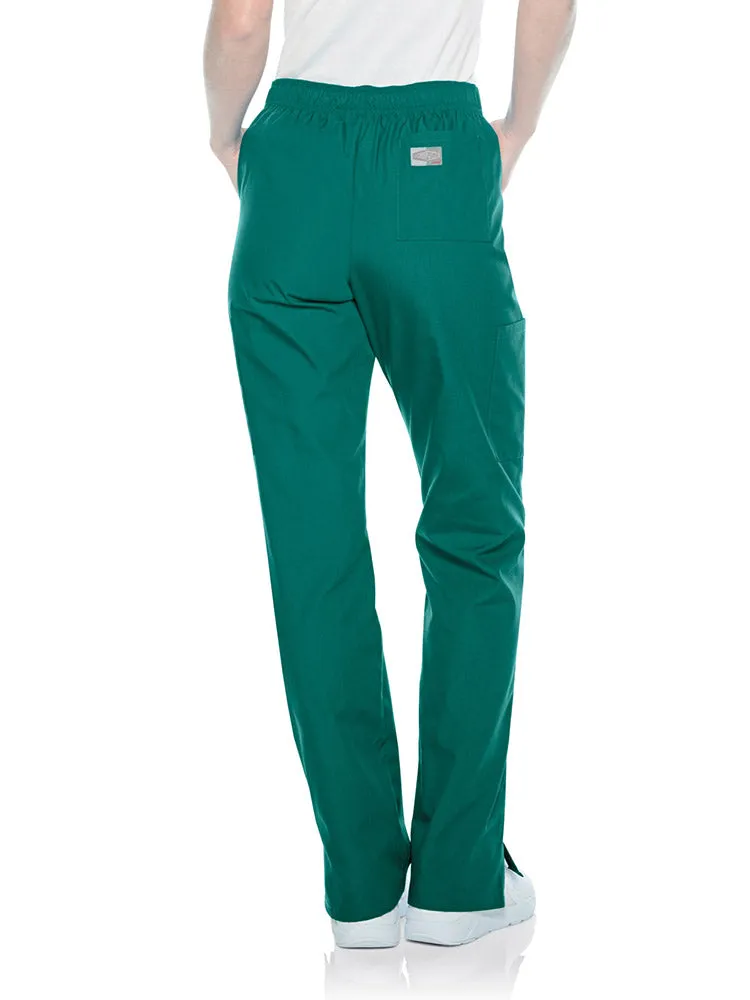 Landau ScrubZone Women's Straight Leg Cargo Pants | Hunter