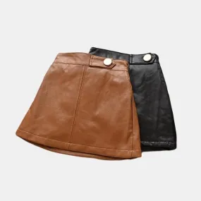 Laura Faux Leather Skirt