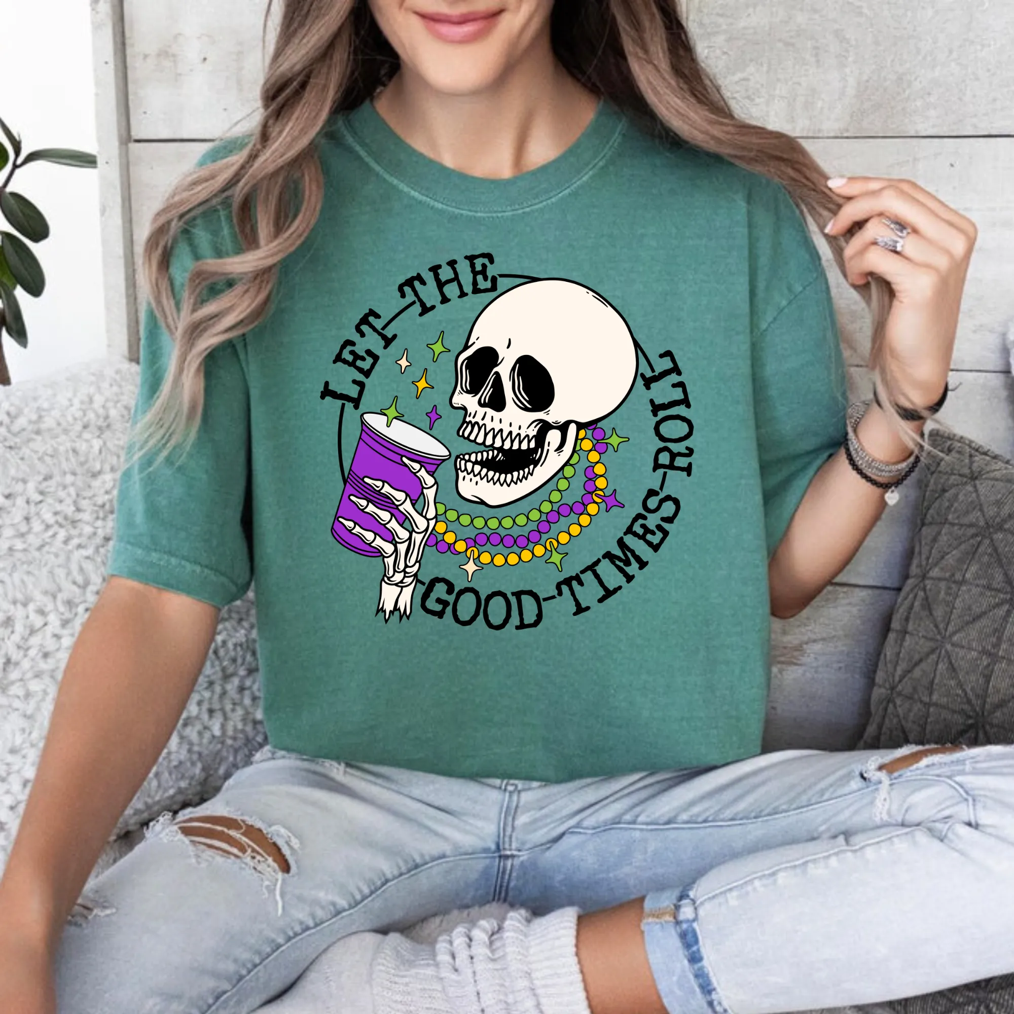 Let The Good Time Roll Mardi Gras Shirt