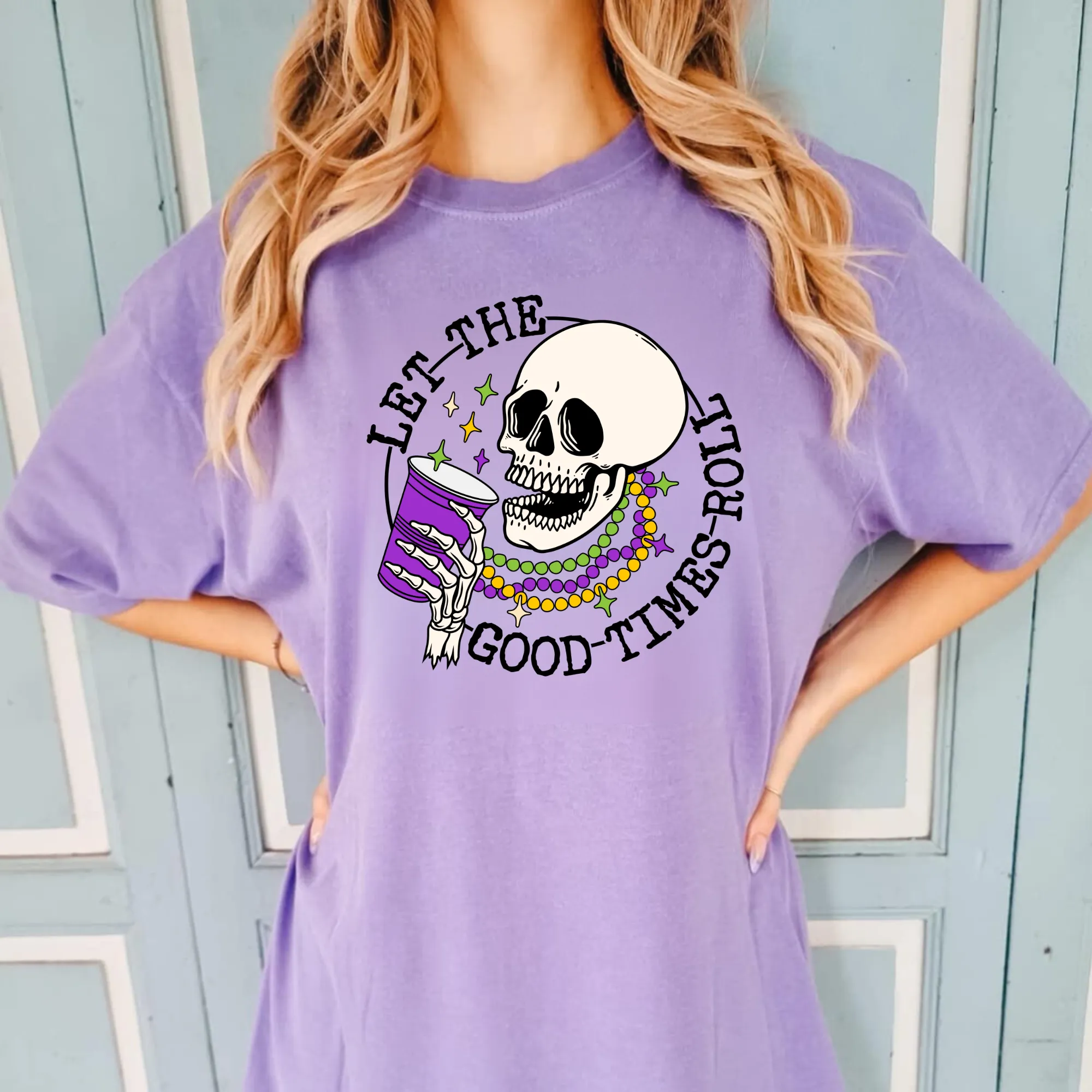 Let The Good Time Roll Mardi Gras Shirt