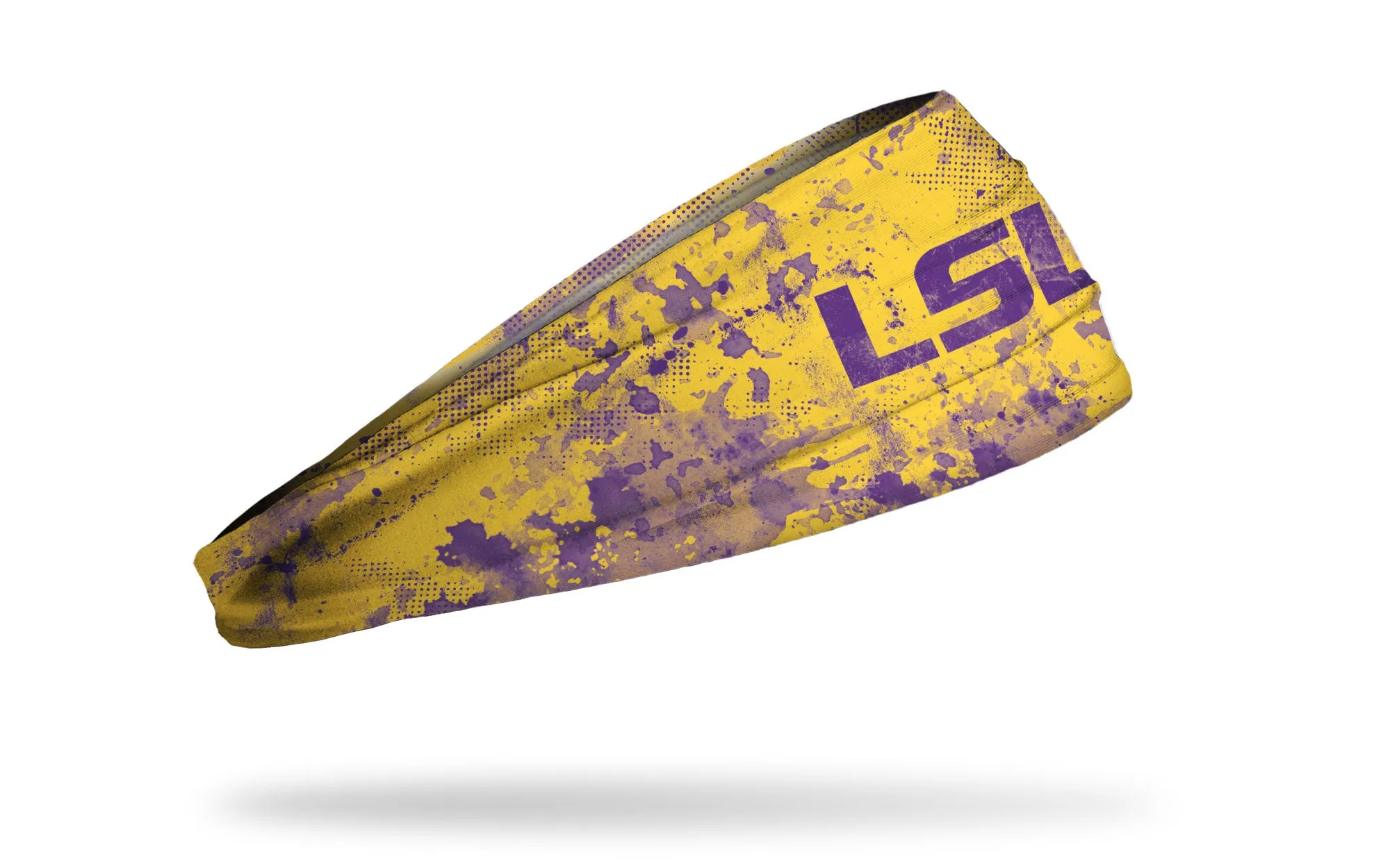 Louisiana State University: Grunge Gold Headband