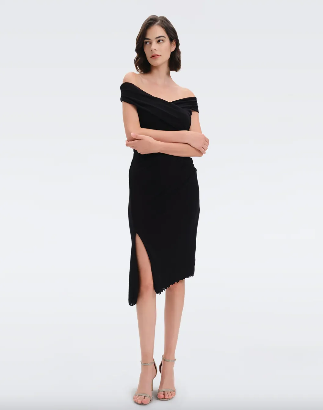 Lovinia Mesh Dress - Black