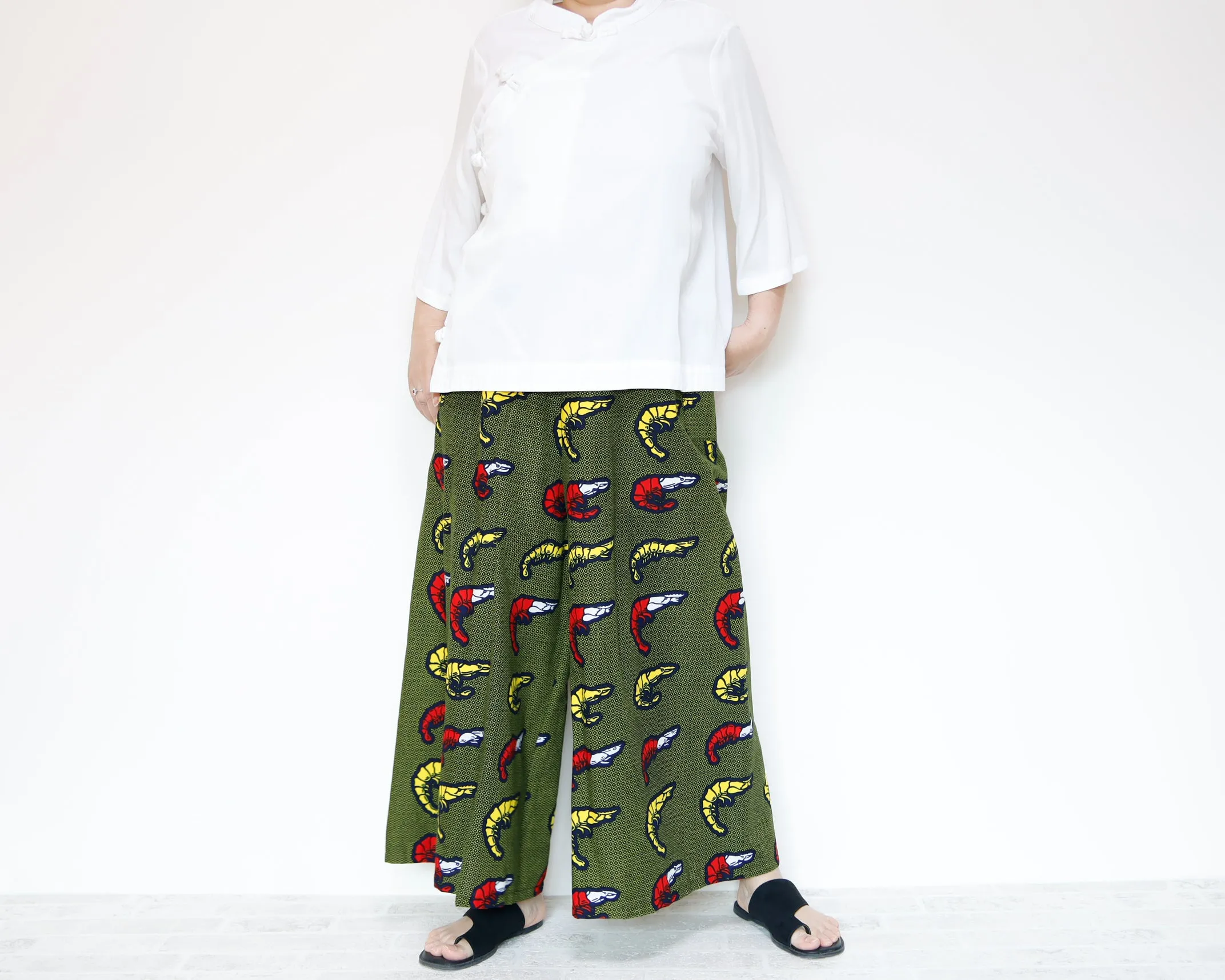 <P15-059>  AFRICAN PRINT Gaucho