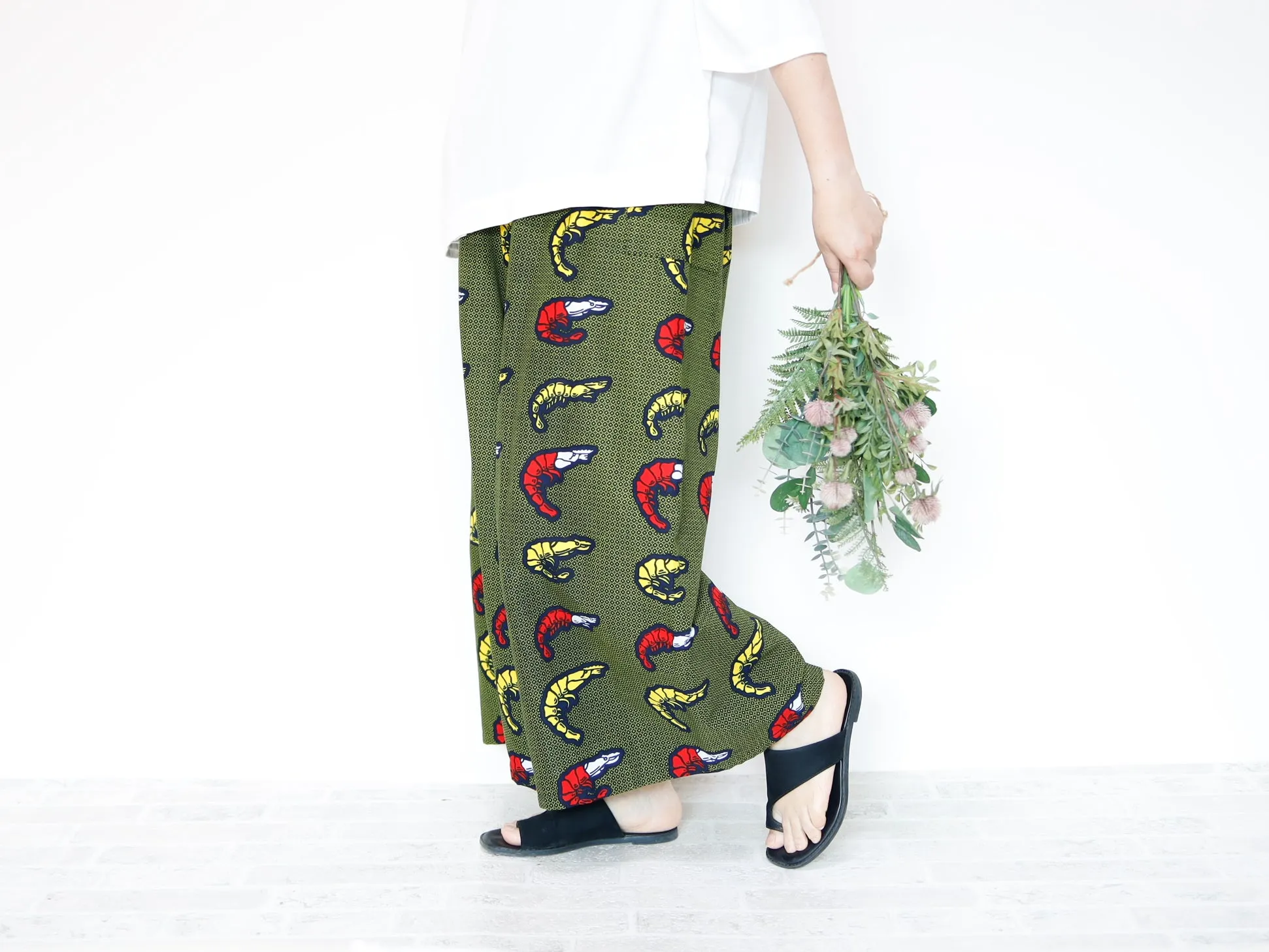 <P15-059>  AFRICAN PRINT Gaucho