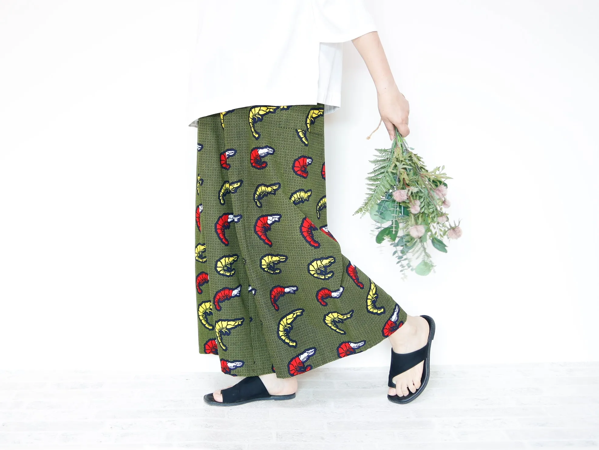 <P15-059>  AFRICAN PRINT Gaucho