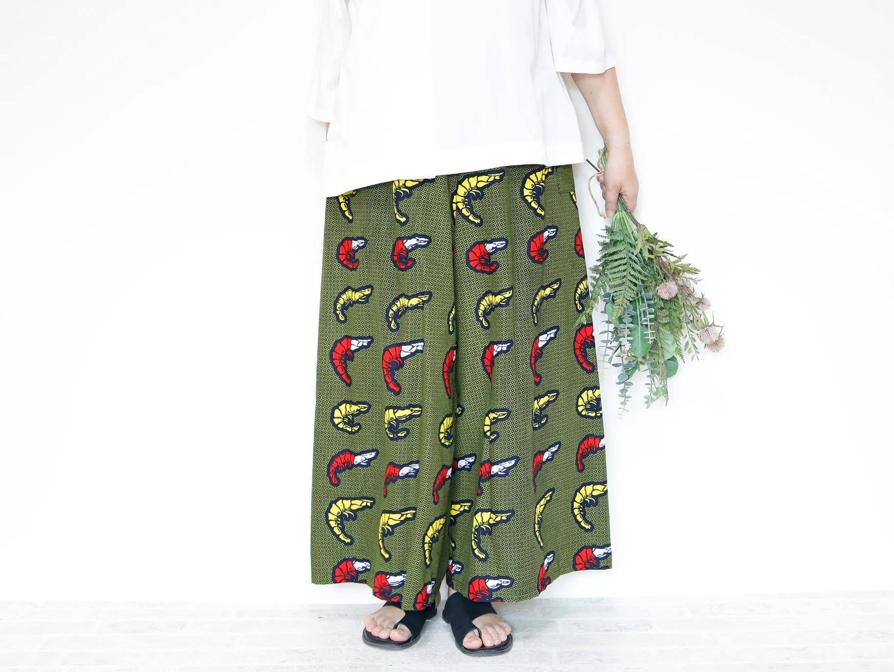 <P15-059>  AFRICAN PRINT Gaucho