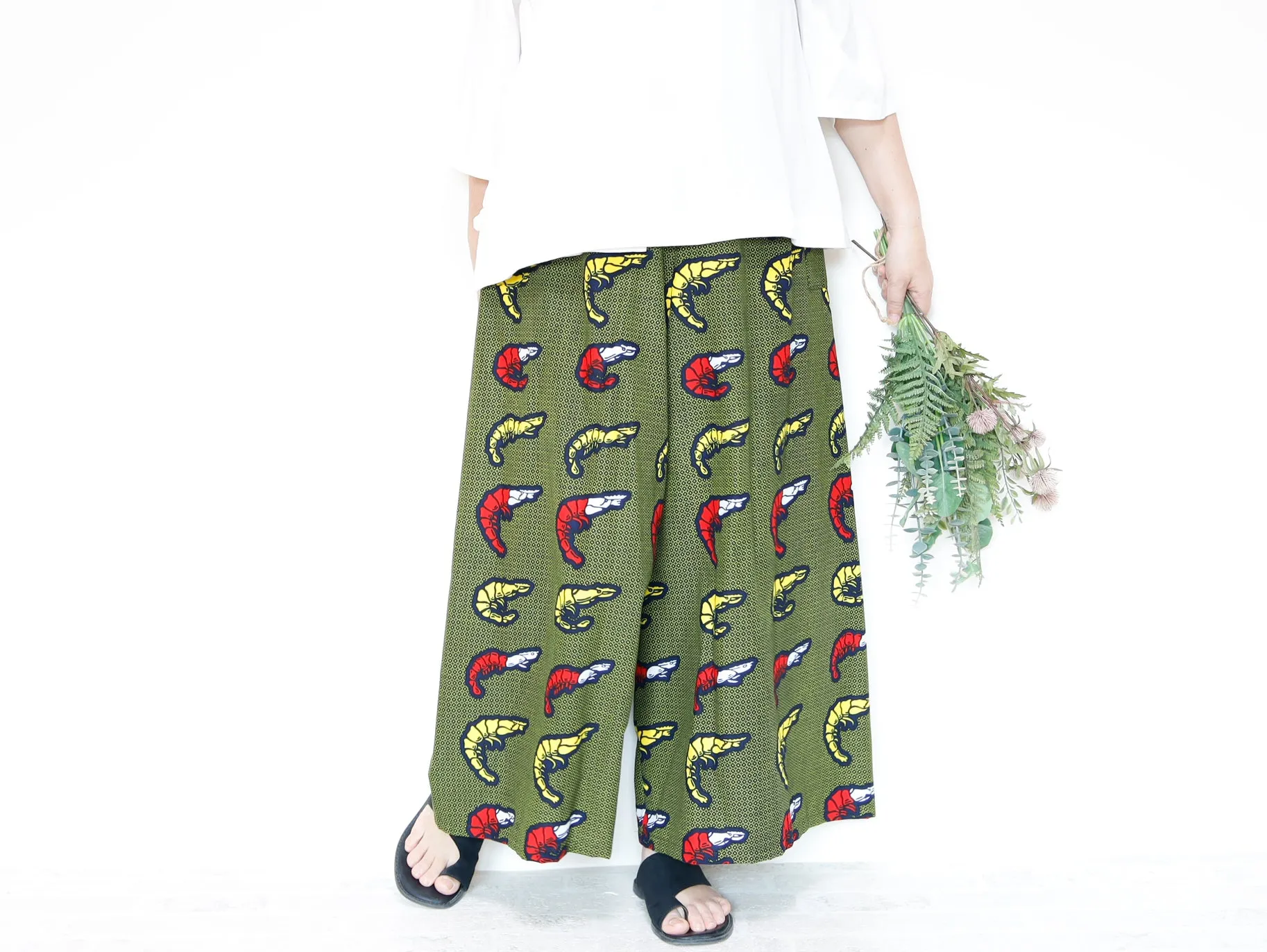 <P15-059>  AFRICAN PRINT Gaucho