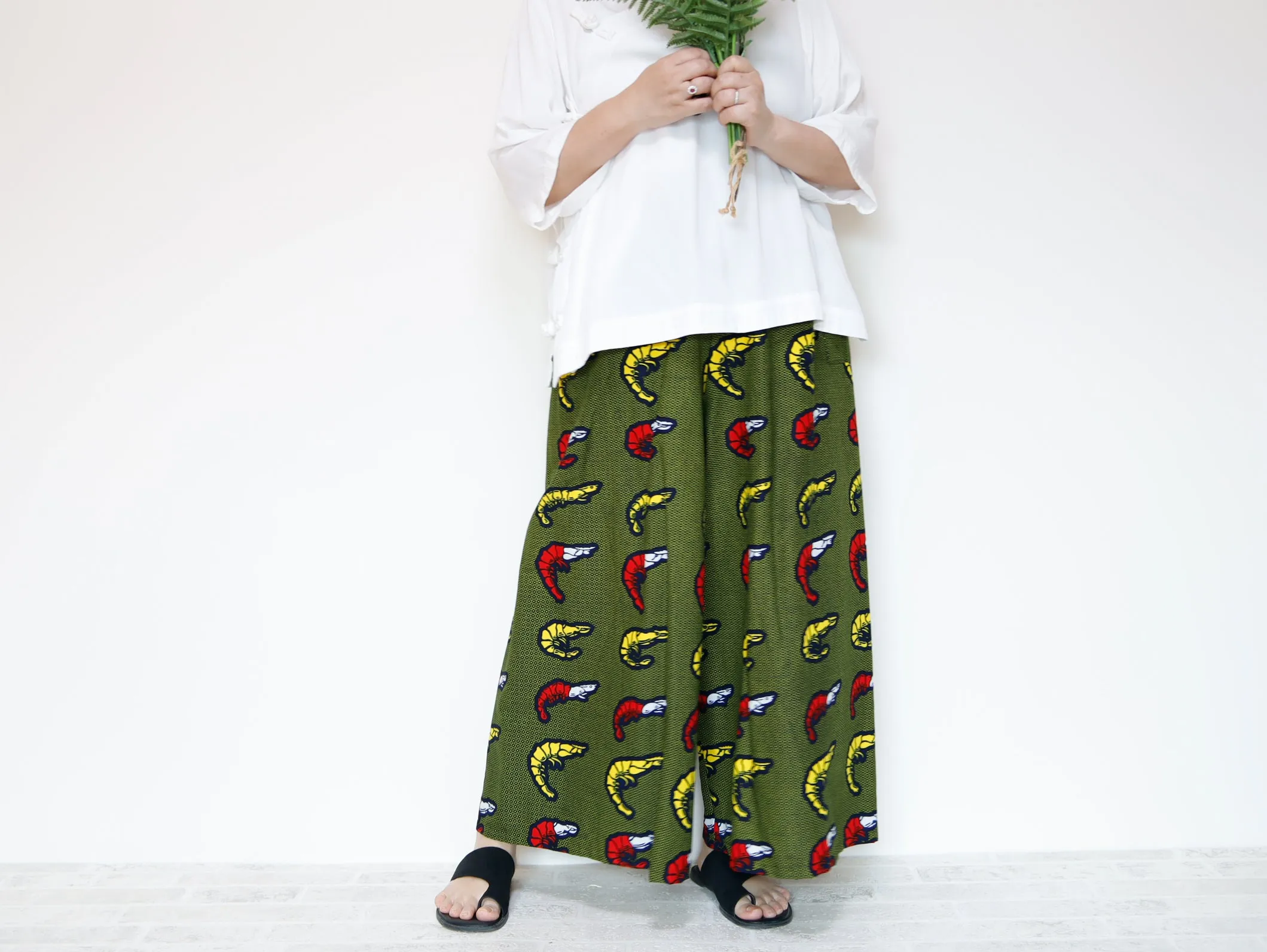 <P15-059>  AFRICAN PRINT Gaucho
