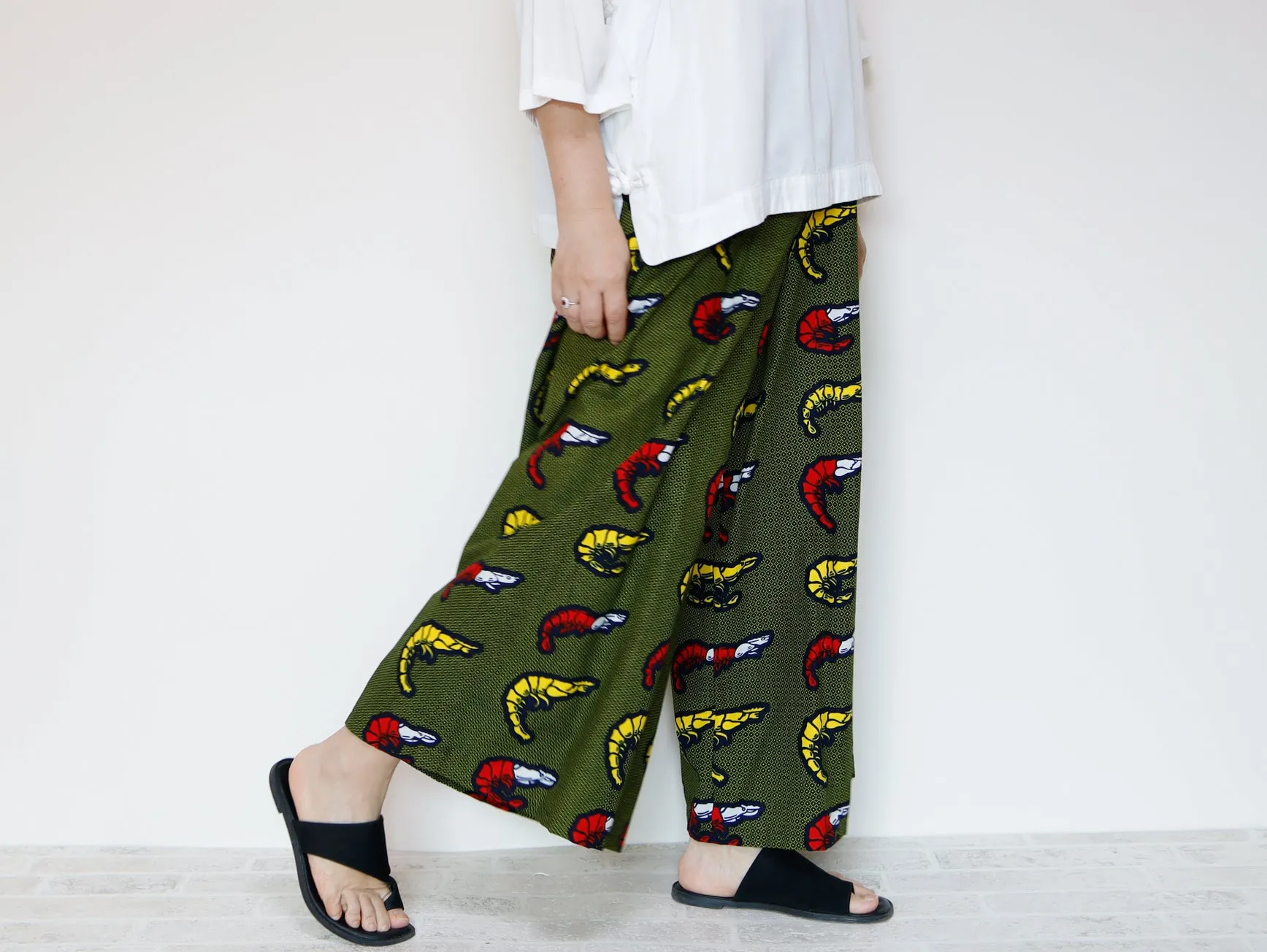 <P15-059>  AFRICAN PRINT Gaucho