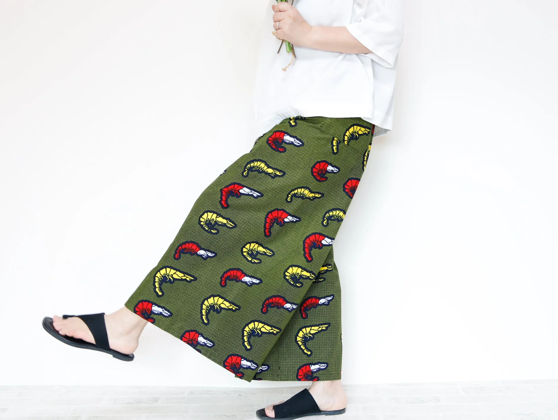 <P15-059>  AFRICAN PRINT Gaucho