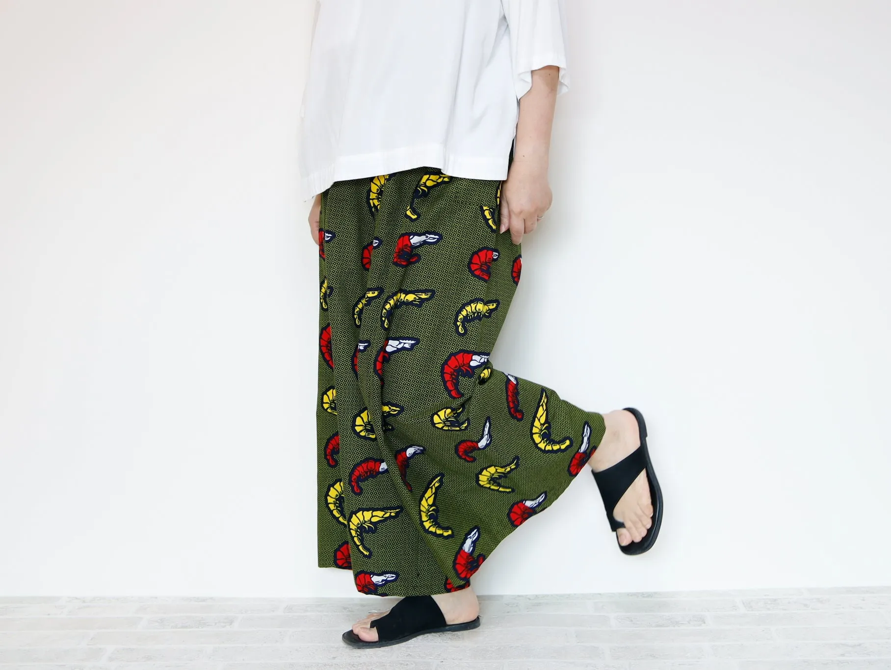 <P15-059>  AFRICAN PRINT Gaucho