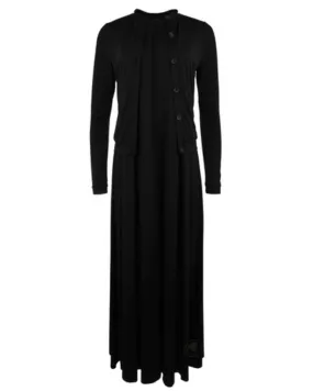 MA-1031 Black Cardigan & Jumper Swim Set