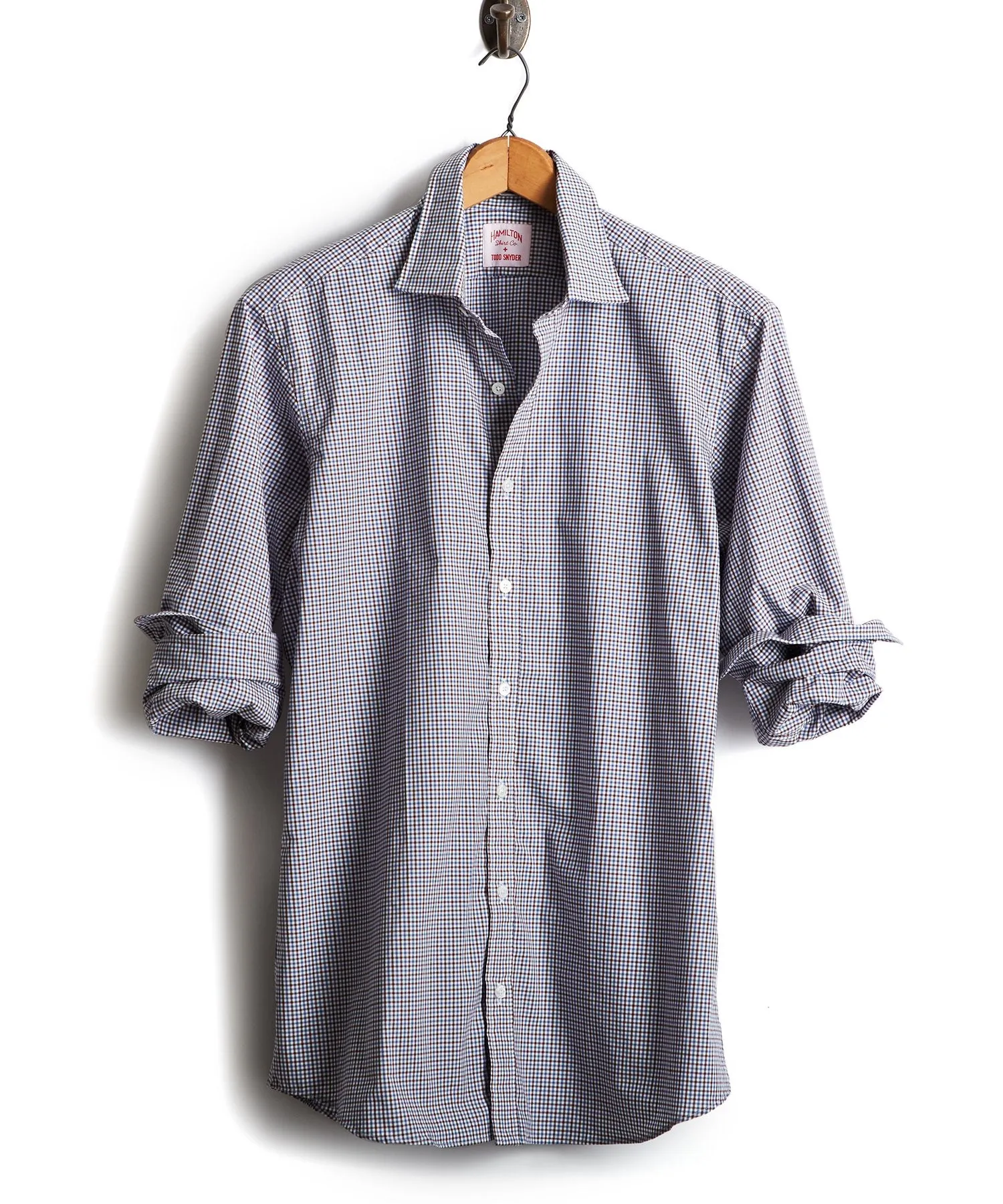 Made in the USA Hamilton   Todd Snyder Tattersall in Brown