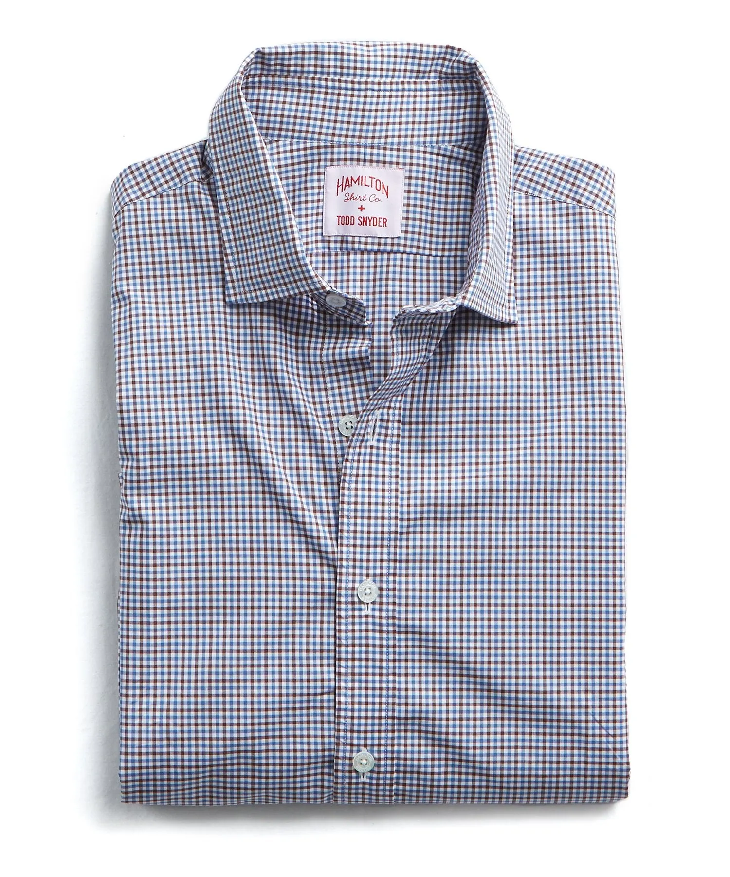Made in the USA Hamilton   Todd Snyder Tattersall in Brown