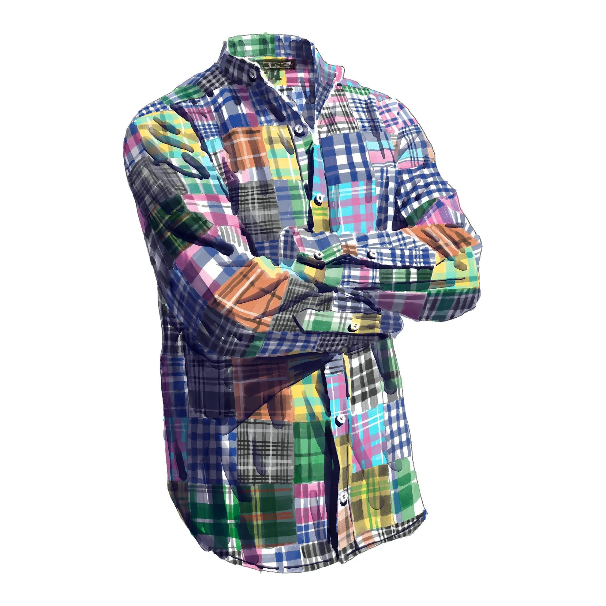 Madras Patchwork Shirt