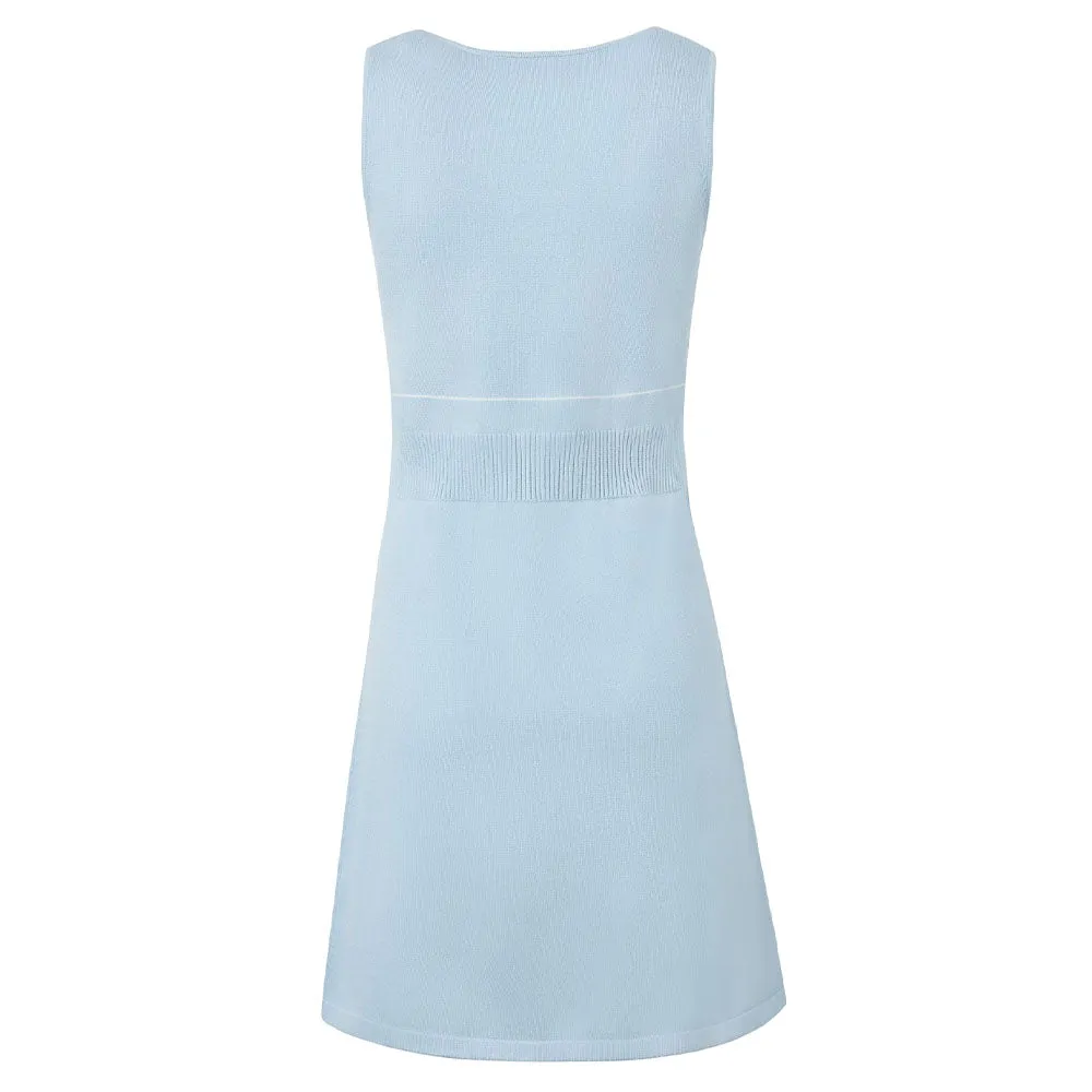 Malbon Sylvia Golf Dress Pale Lapis Blue - FW23 Women