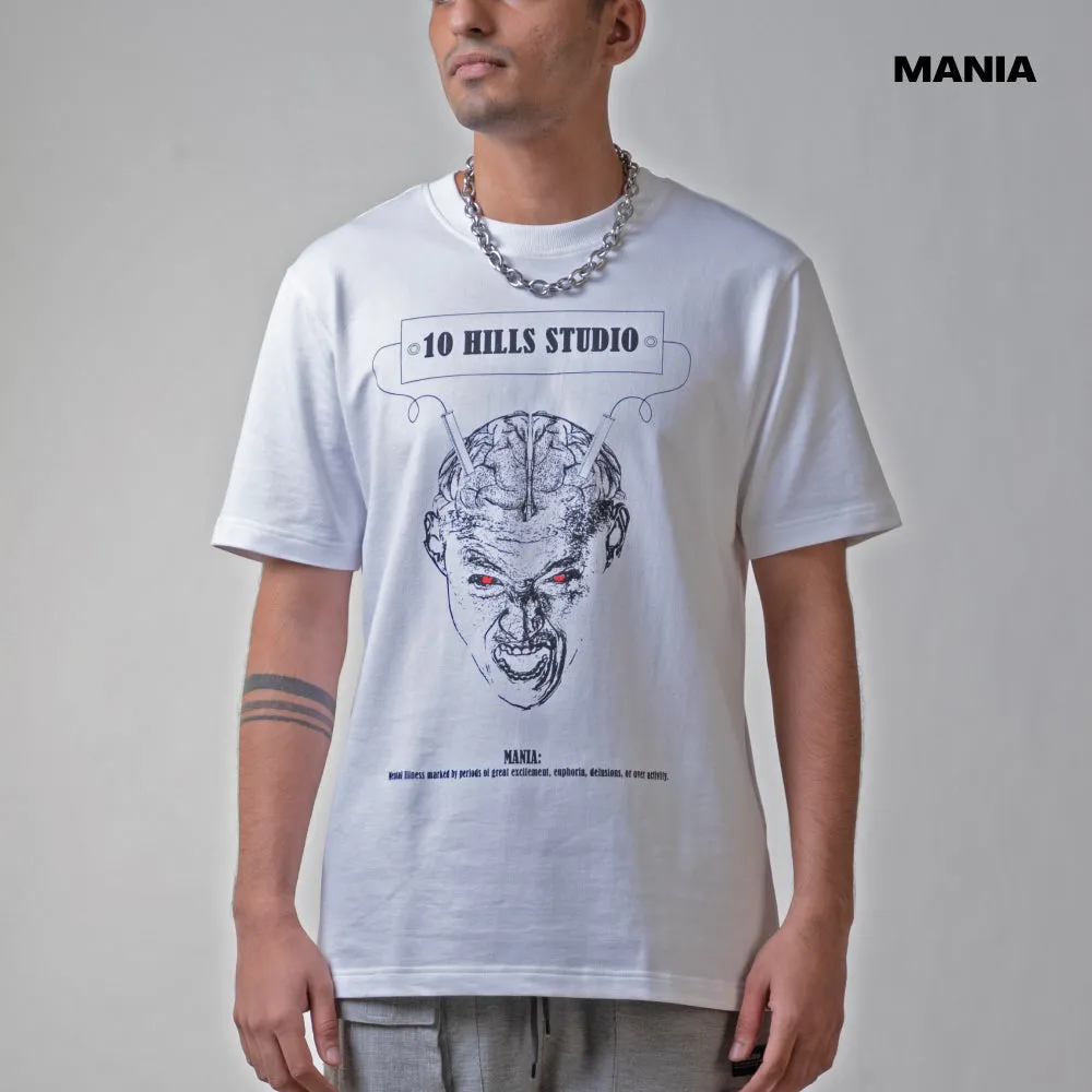 Mania White 'Lobotomy' Oversize T-shirt
