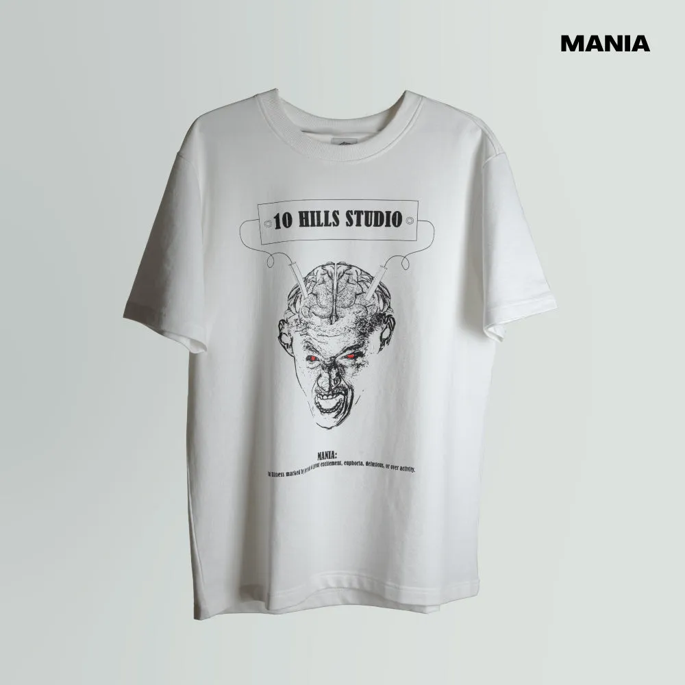Mania White 'Lobotomy' Oversize T-shirt