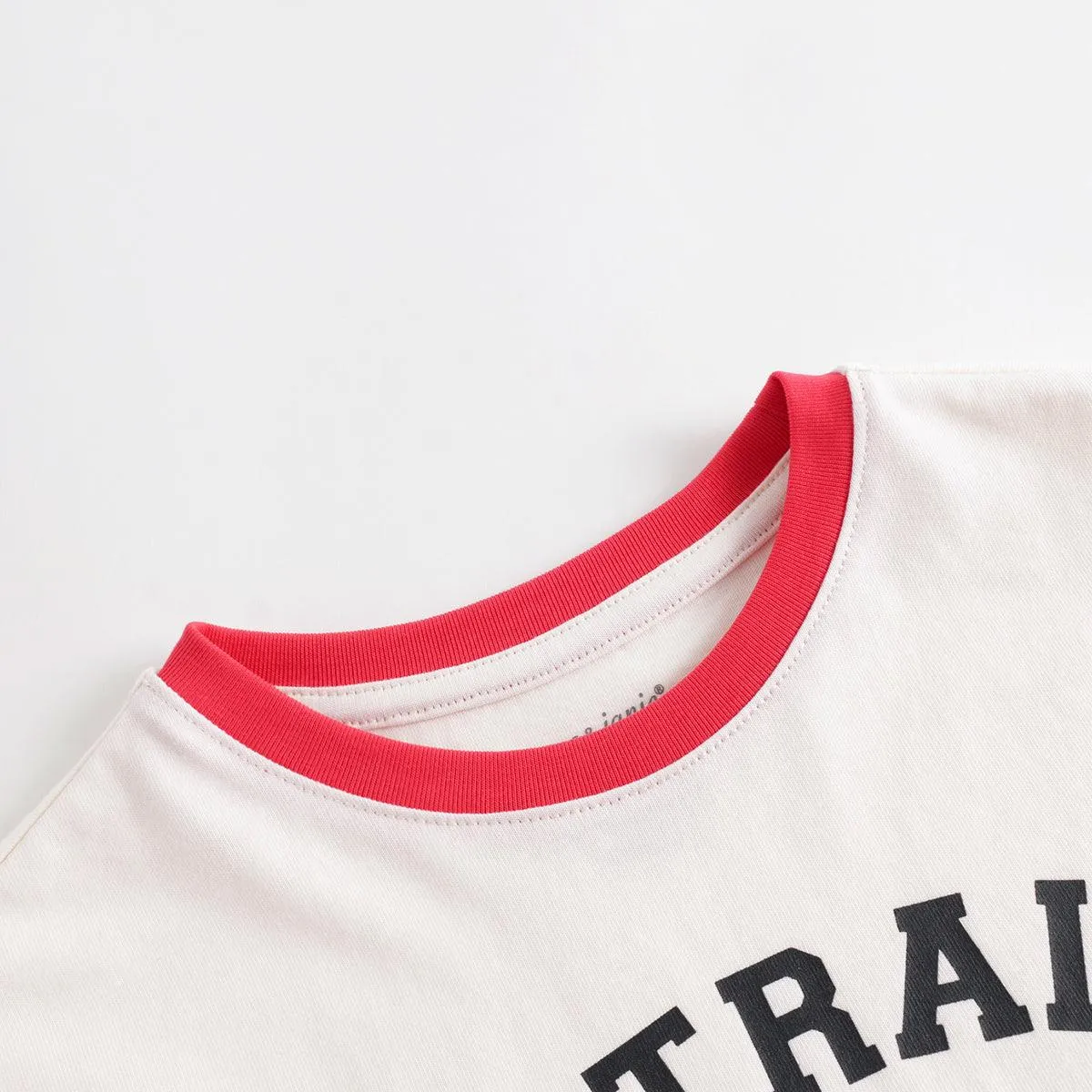 MARC & JANIE Boys Color Block Letter T-shirt 231363