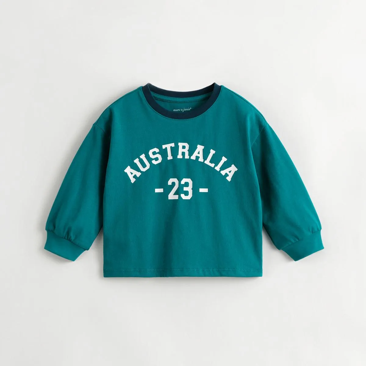 MARC & JANIE Boys Color Block Letter T-shirt 231363