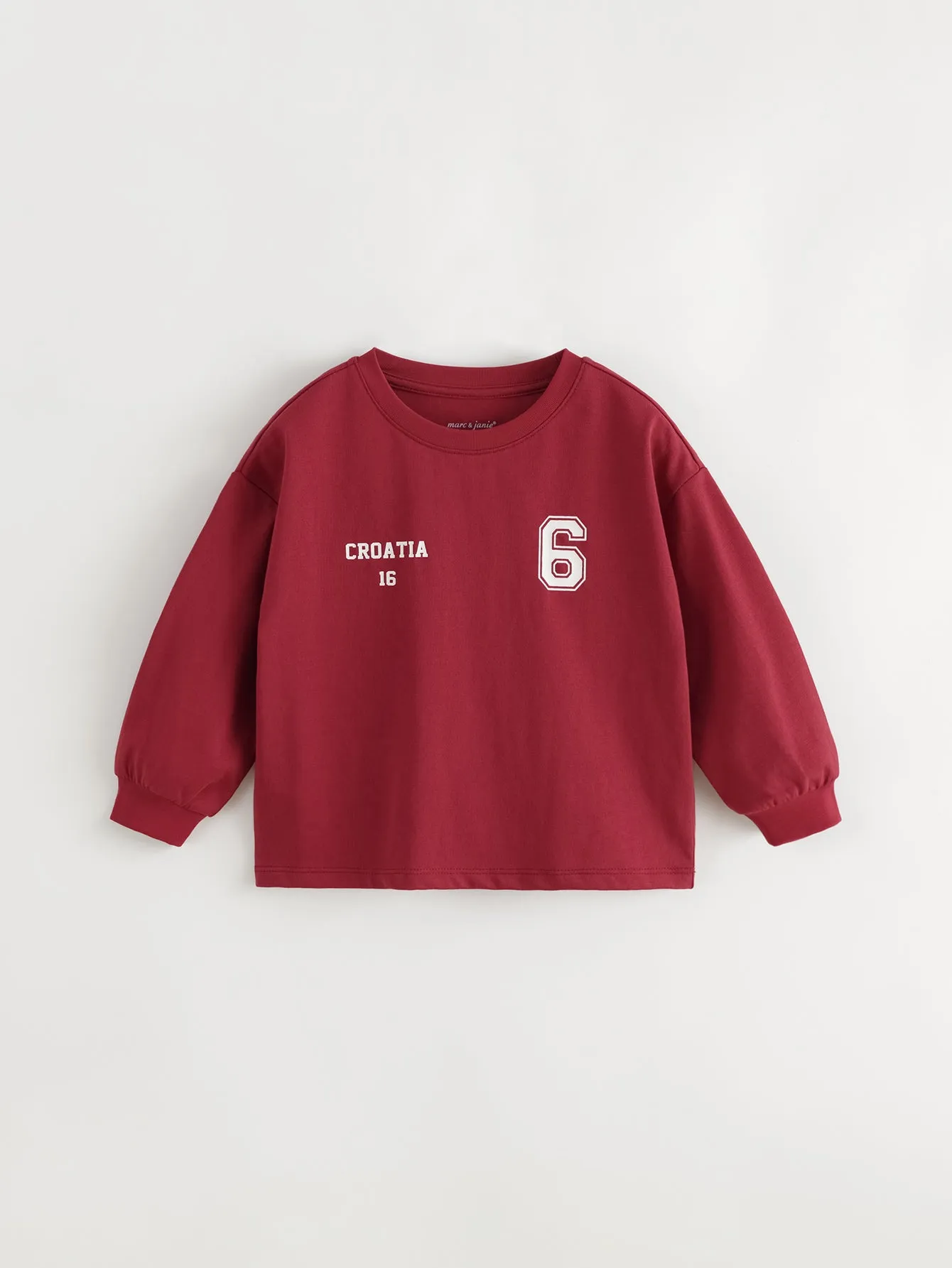 MARC & JANIE Boys Girls Color Block Crew Neck T-shirts 241006