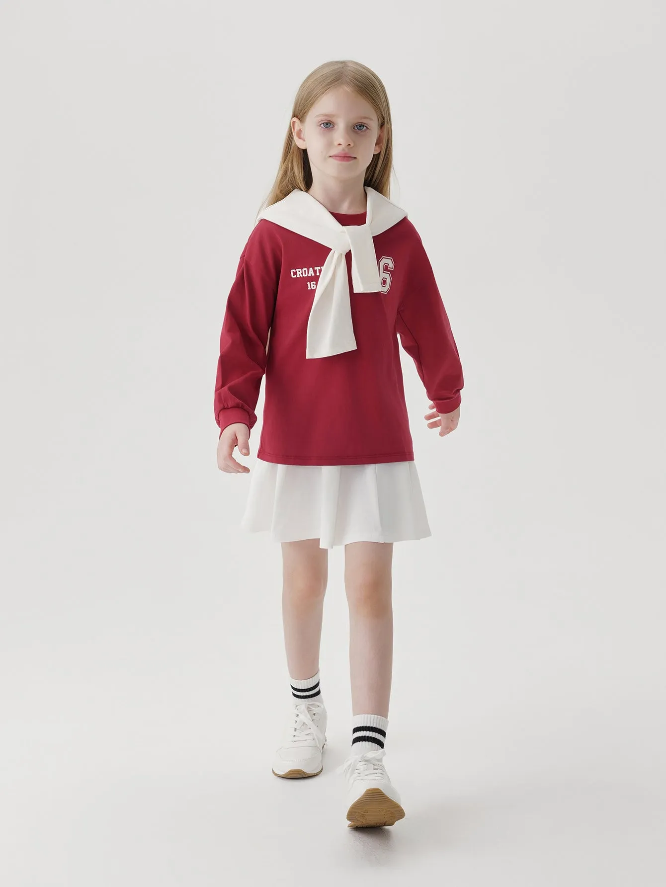 MARC & JANIE Boys Girls Color Block Crew Neck T-shirts 241006