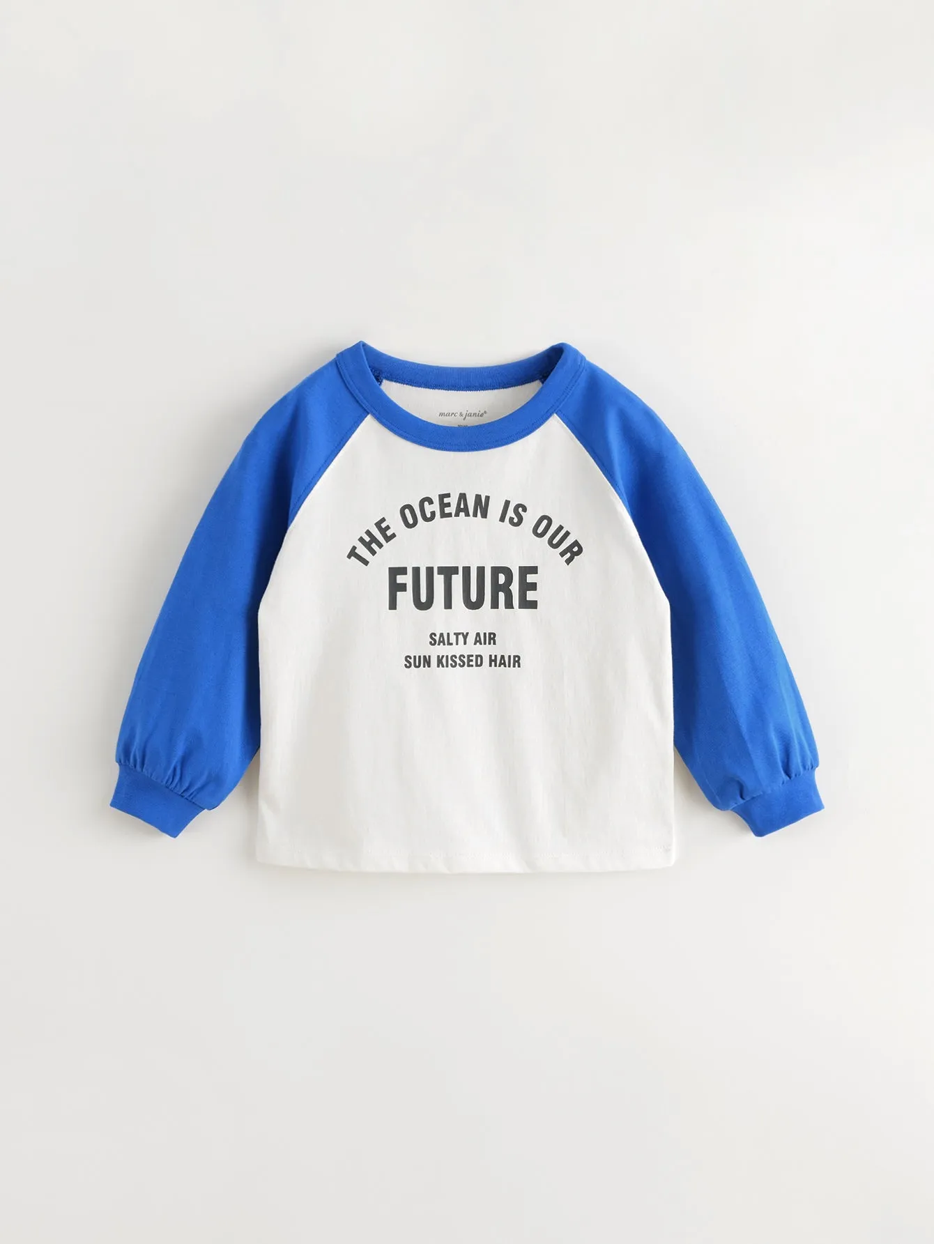MARC & JANIE Boys Girls Color Block Raglan Sleeve T-shirts 241002