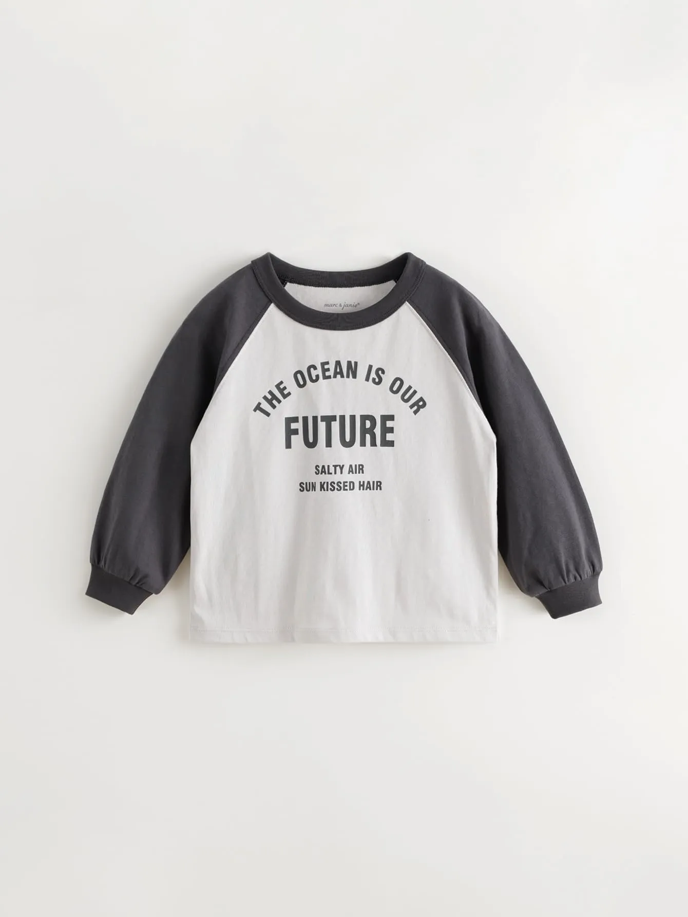 MARC & JANIE Boys Girls Color Block Raglan Sleeve T-shirts 241002