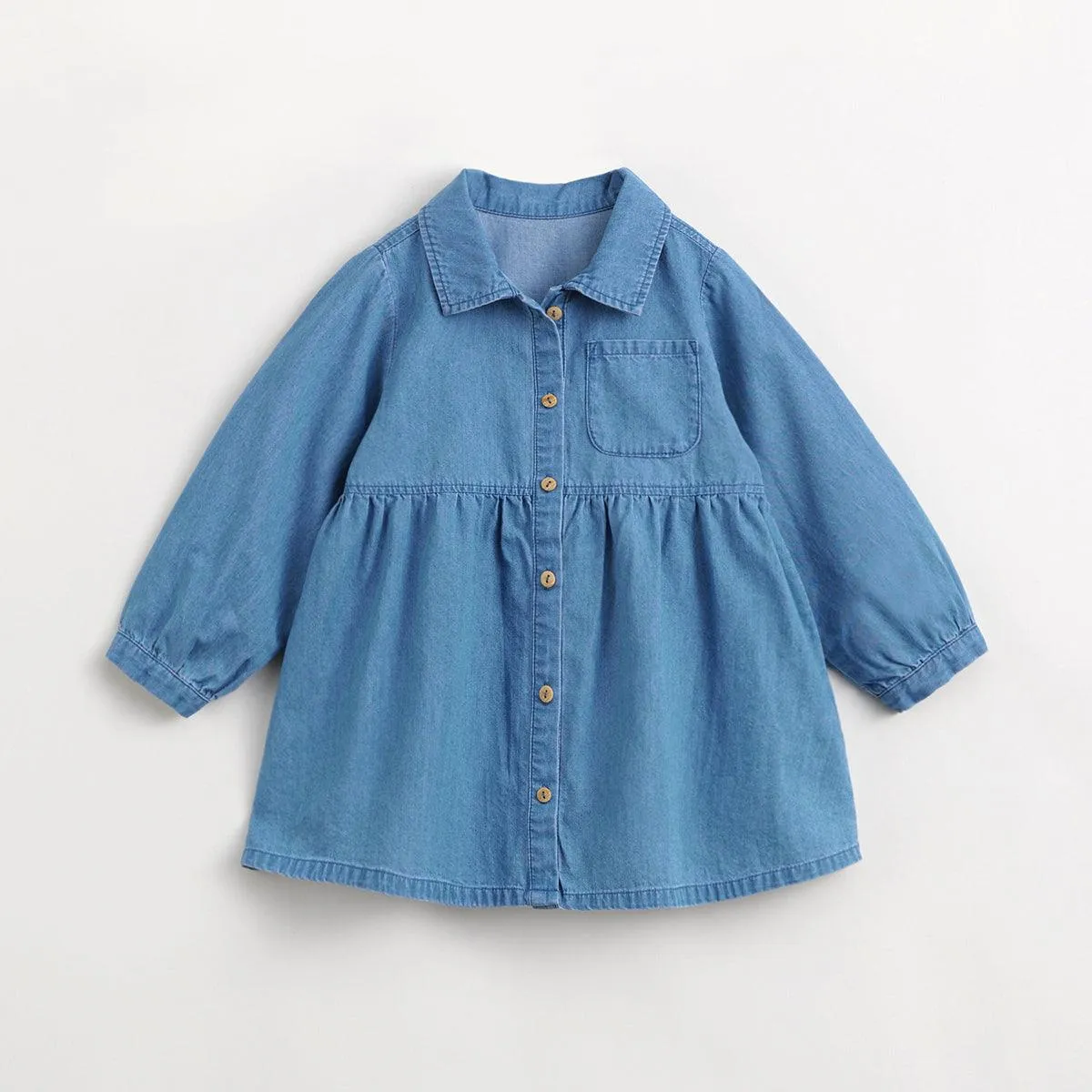 MARC & JANIE Girls Denim Shirt Dress 240107