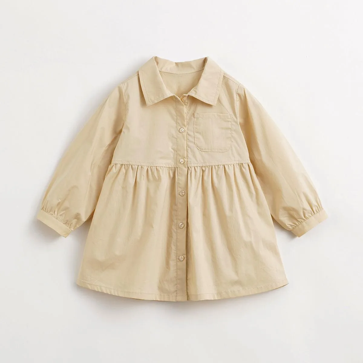 MARC & JANIE Girls Denim Shirt Dress 240107