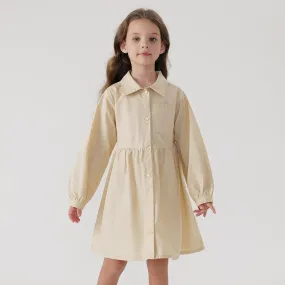 MARC & JANIE Girls Denim Shirt Dress 240107