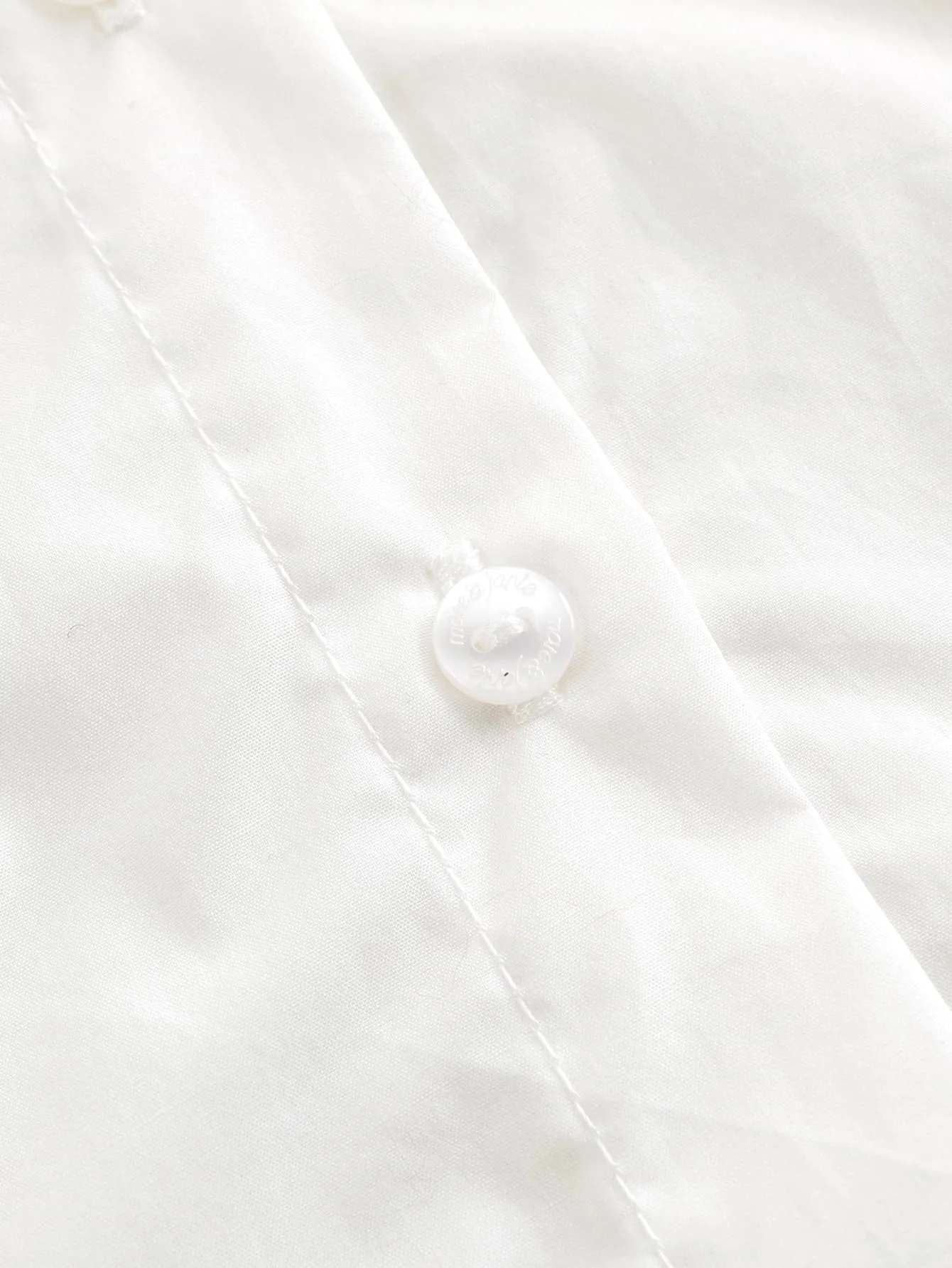 MARC & JANIE Girls Lace Peter Pan Collar White Shirt 240111