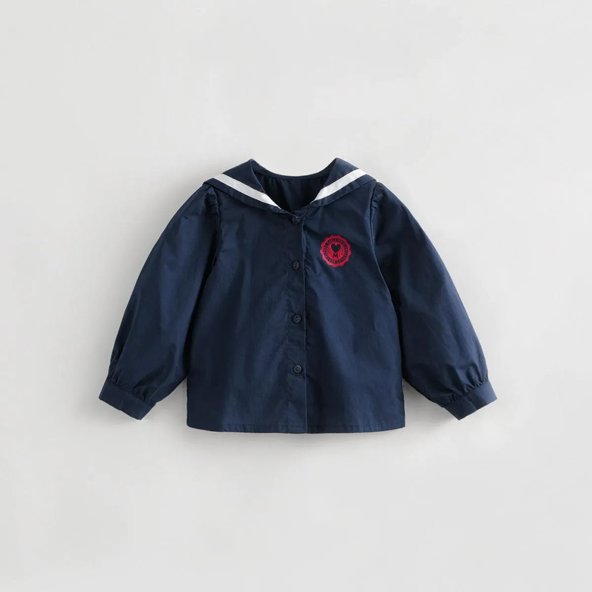MARC & JANIE Girls Naval Collar Shirt 231360
