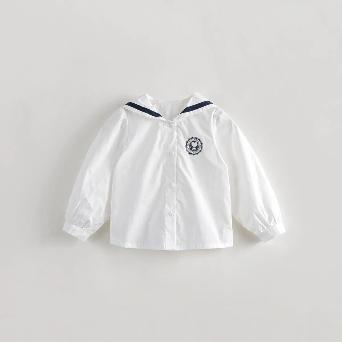 MARC & JANIE Girls Naval Collar Shirt 231360