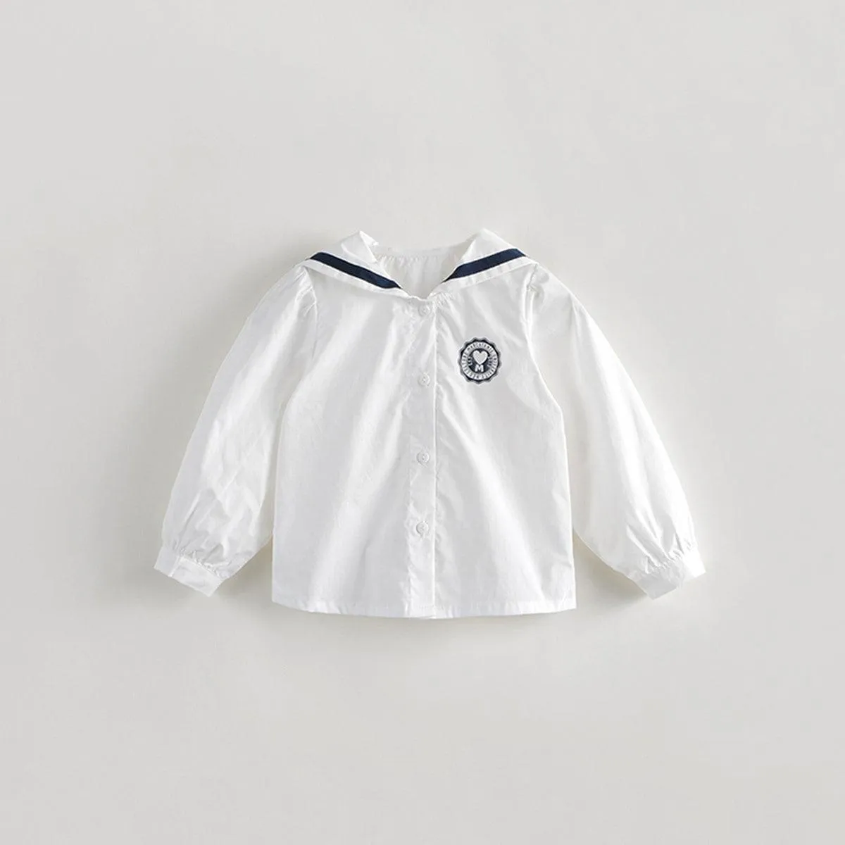 MARC & JANIE Girls Naval Collar Shirt 231360