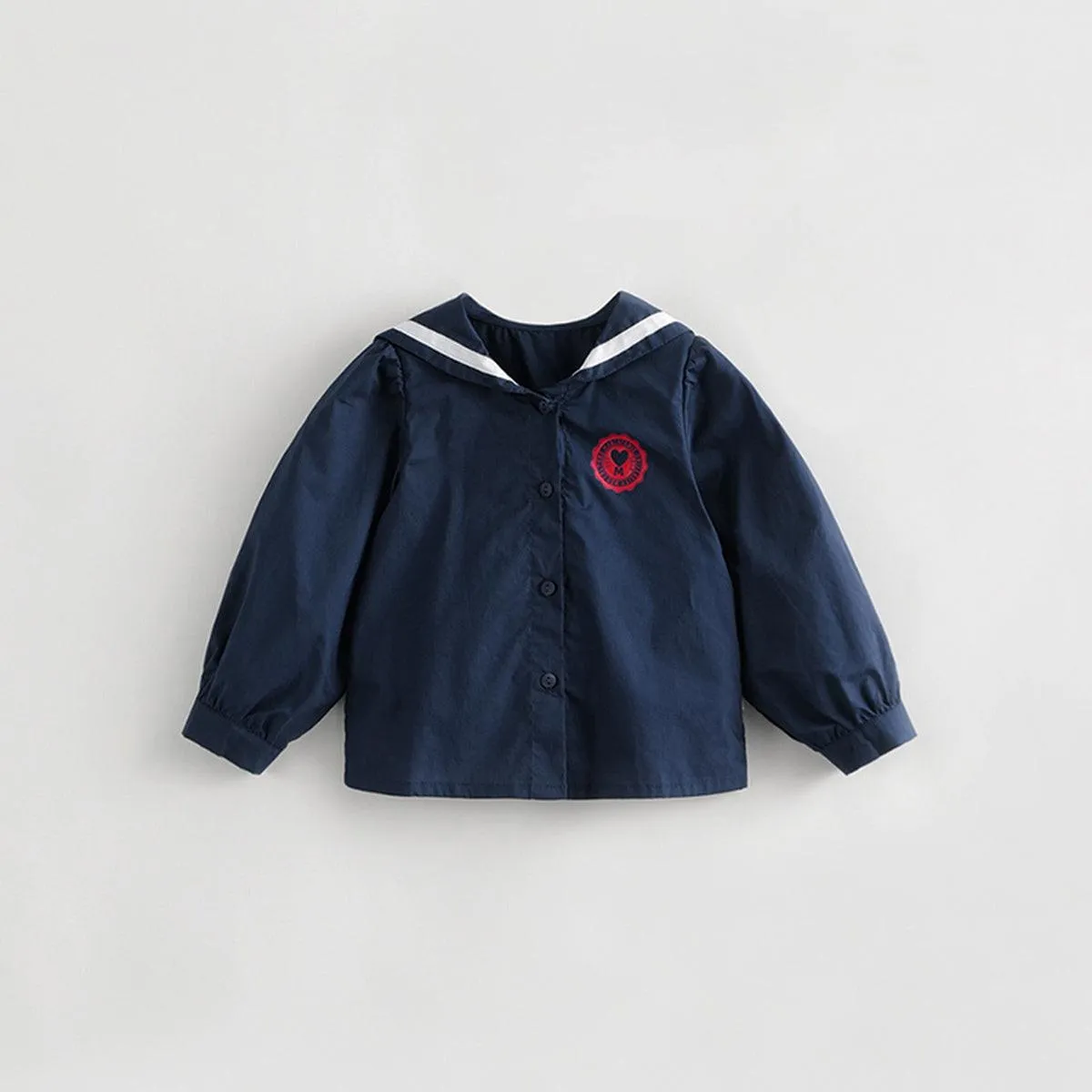 MARC & JANIE Girls Naval Collar Shirt 231360