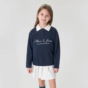 MARC & JANIE Girls Polo Neck T-shirt 240235
