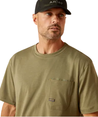 Men's Ariat Rebar Workman American Scream T-Shirt #10050812X