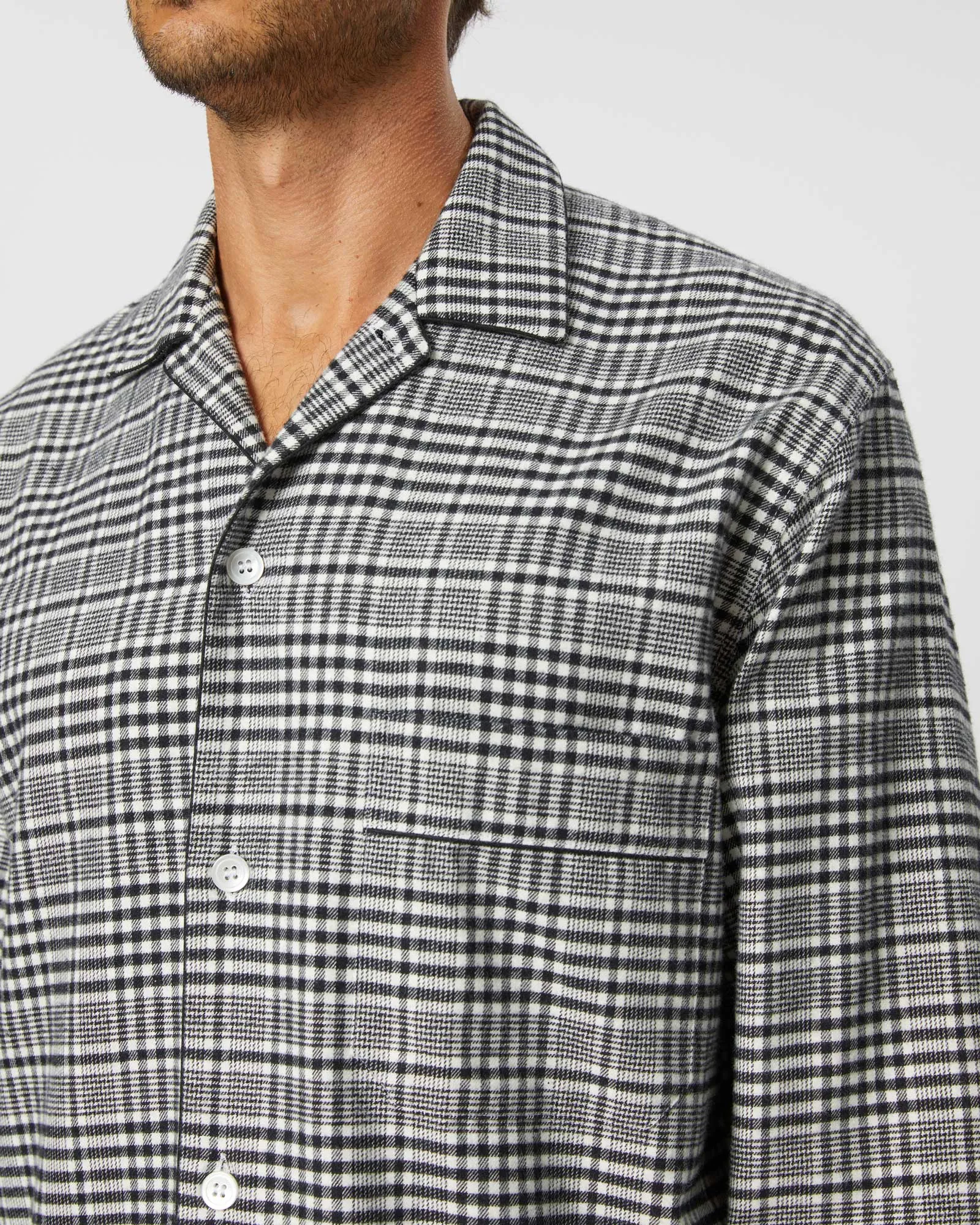 Men's Brushed Cotton Pyjamas - Falstone Check
