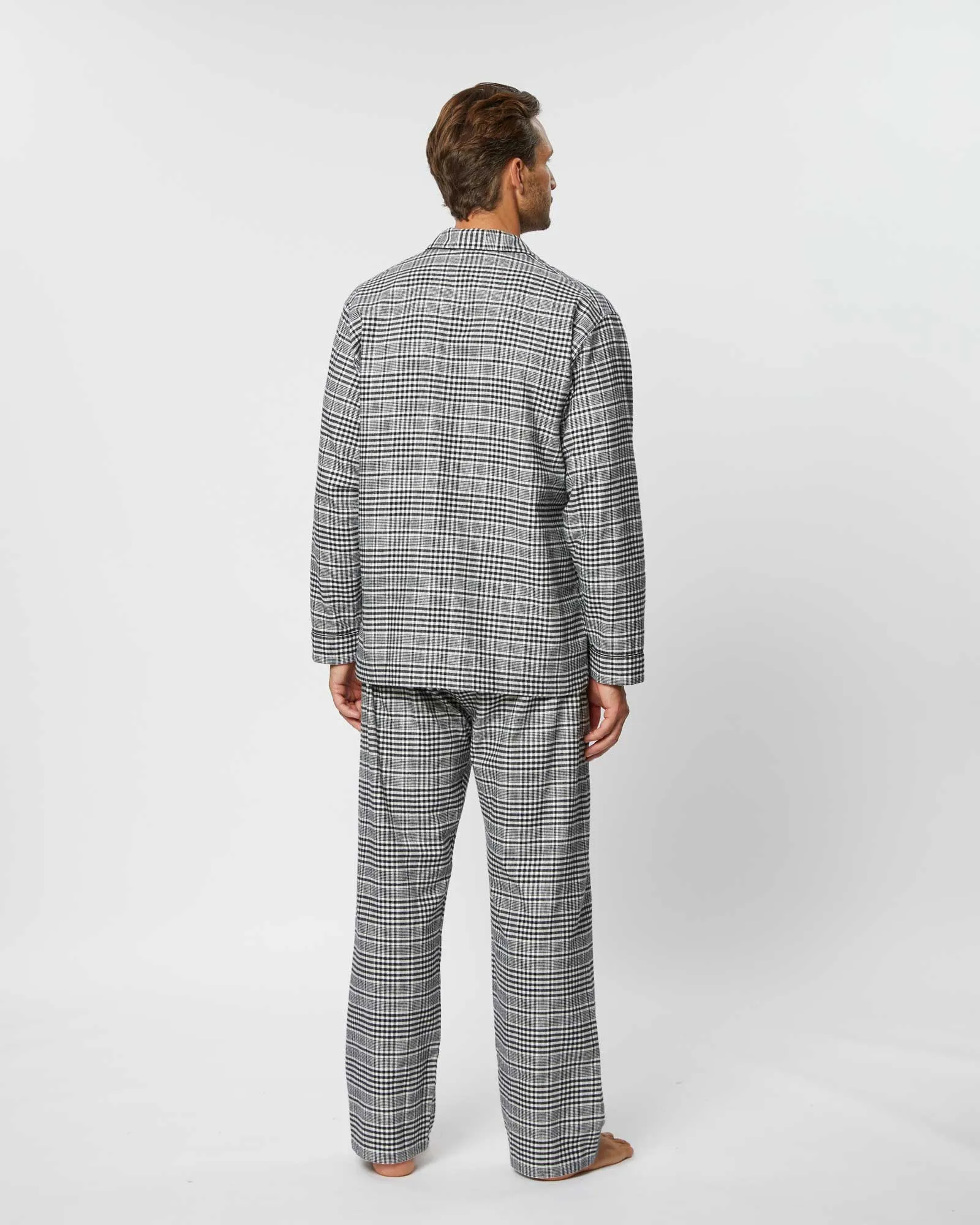 Men's Brushed Cotton Pyjamas - Falstone Check