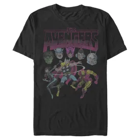 Men's Marvel Grunge Group T-Shirt