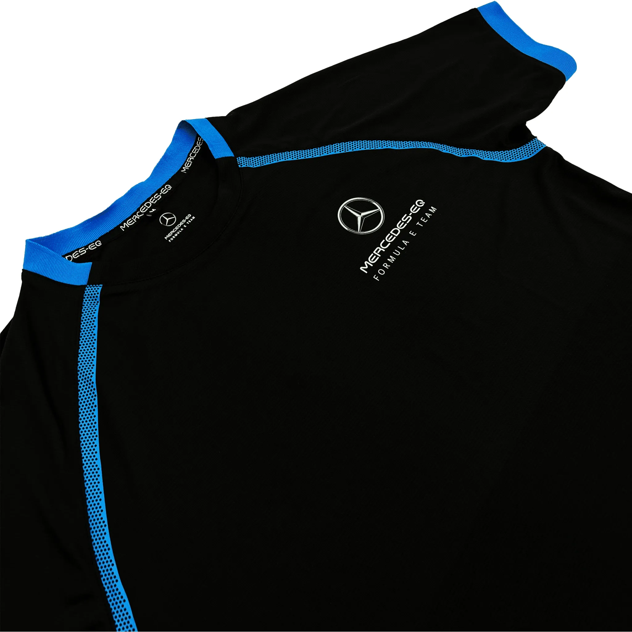 Mercedes Benz EQ Formula E S8 Women's Technical T-Shirt - Black/White