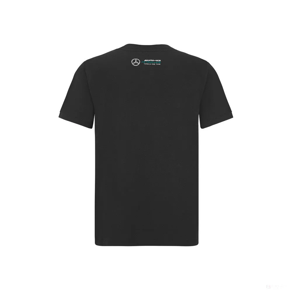 Mercedes George Russell Kids T-Shirt, GEORGE #63, Black, 2022