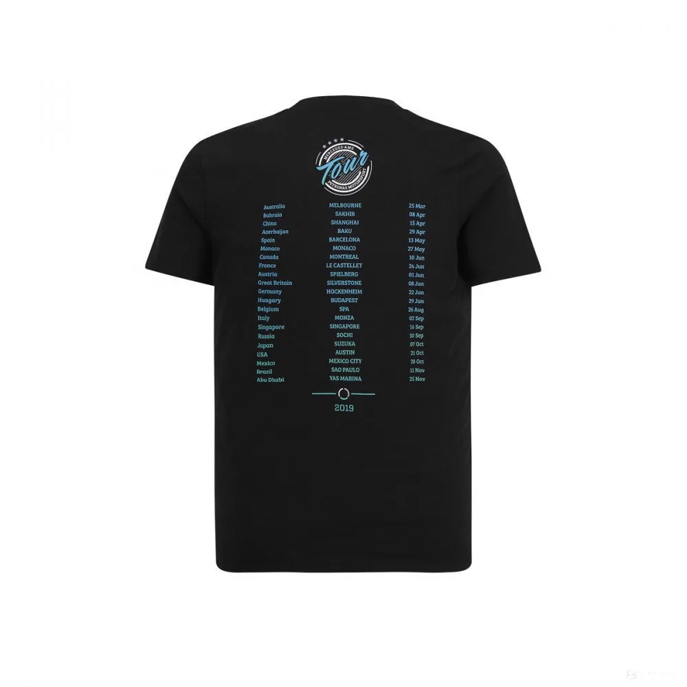 Mercedes T-shirt, Tour, Black, 2019